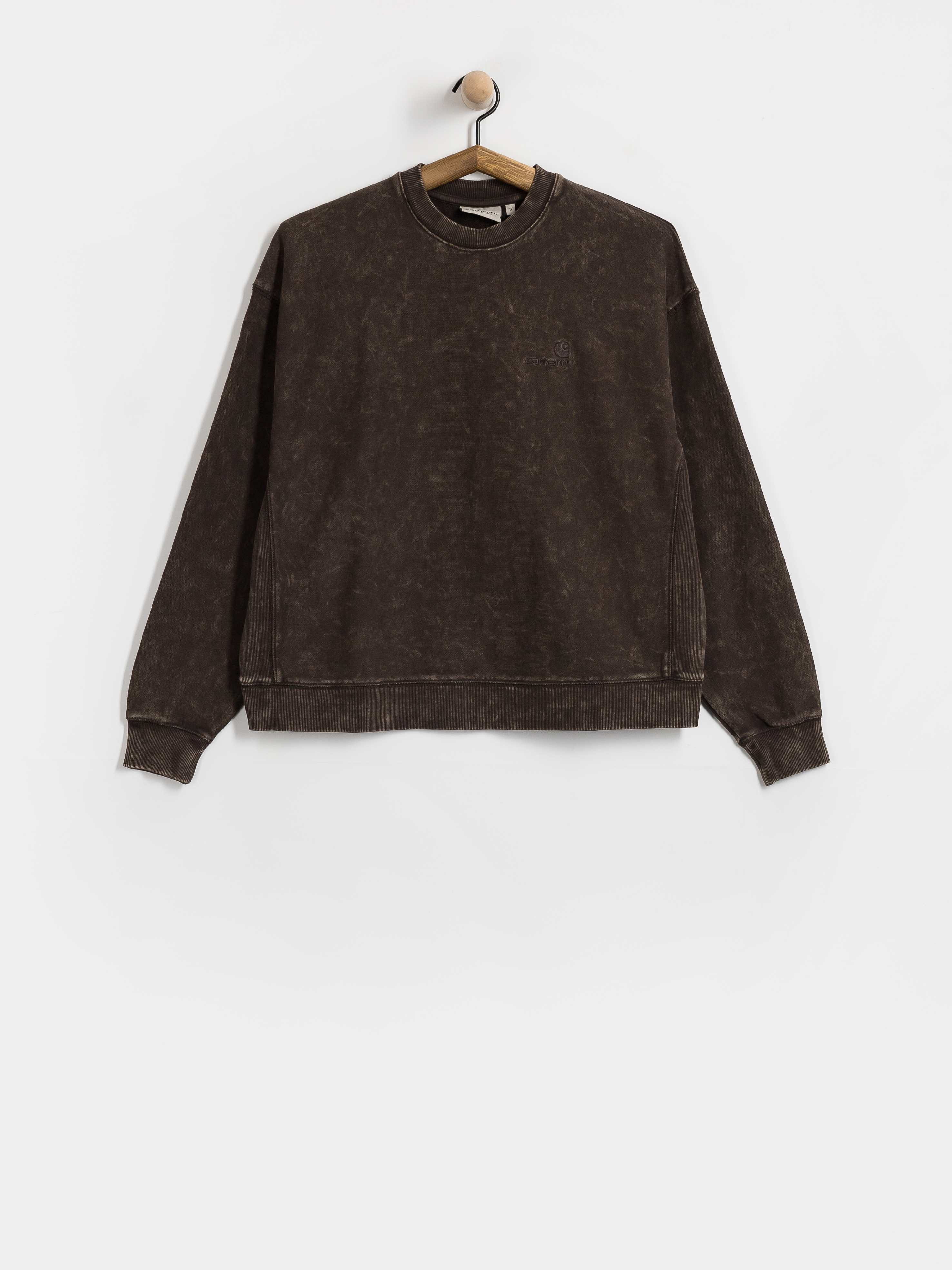 Carhartt WIP Lambert Wmn Pulóver (tobacco/moon wash)