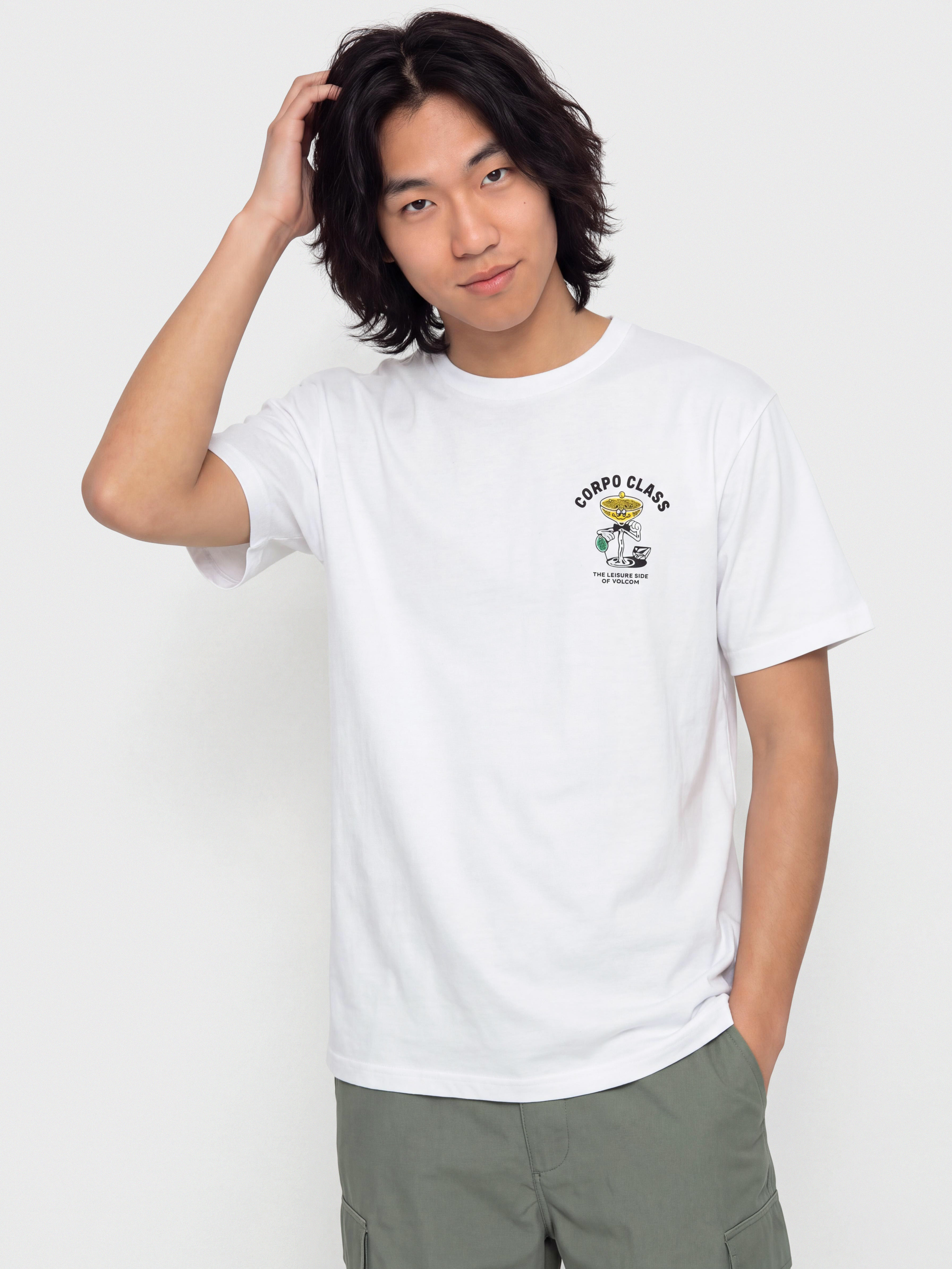 Pu00f3lu00f3 Volcom Corpo Class Bsc (white)