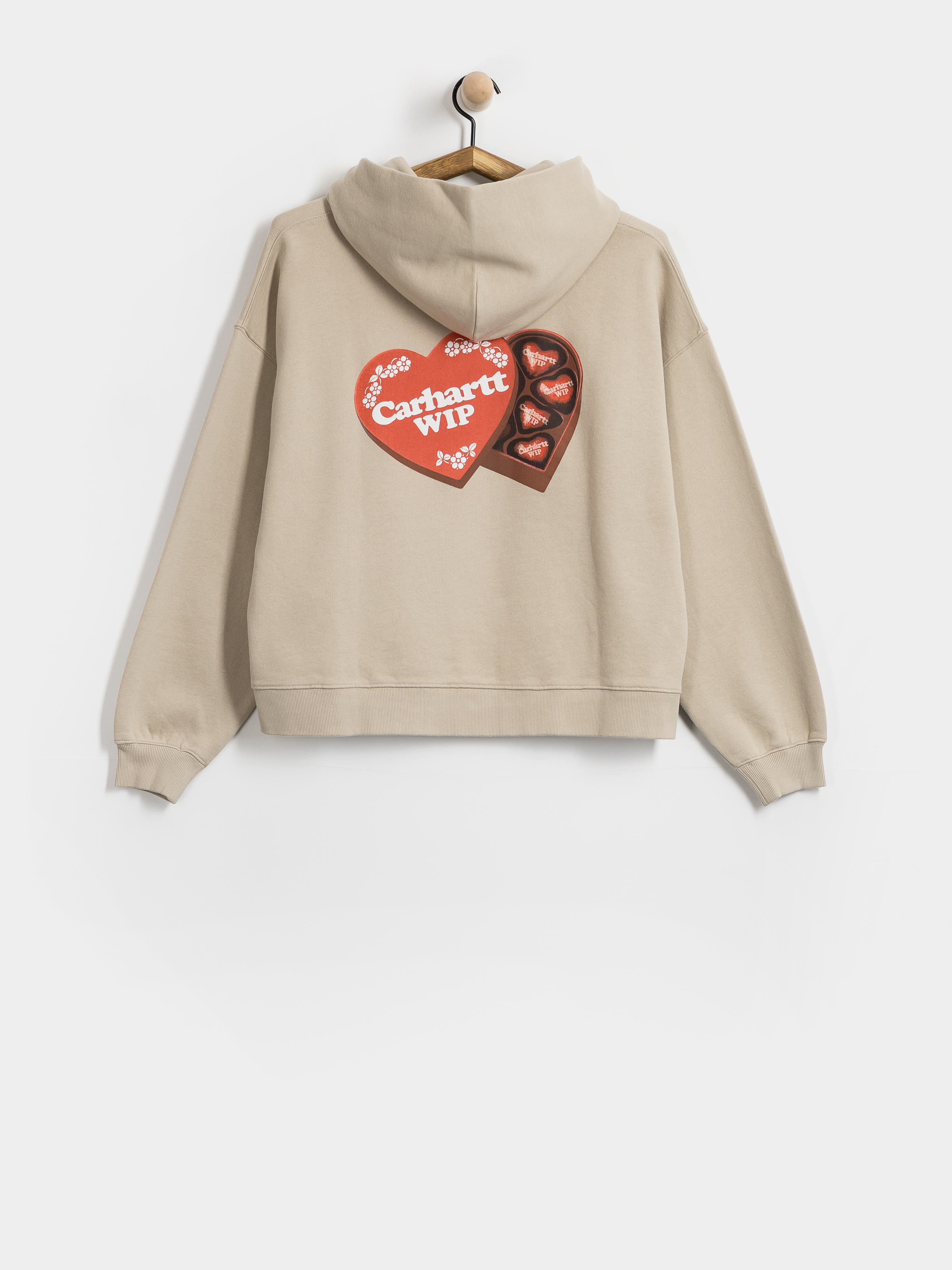 Carhartt WIP Hartt Case HD Wmn Kapucnis pulóver (fleur de sel)
