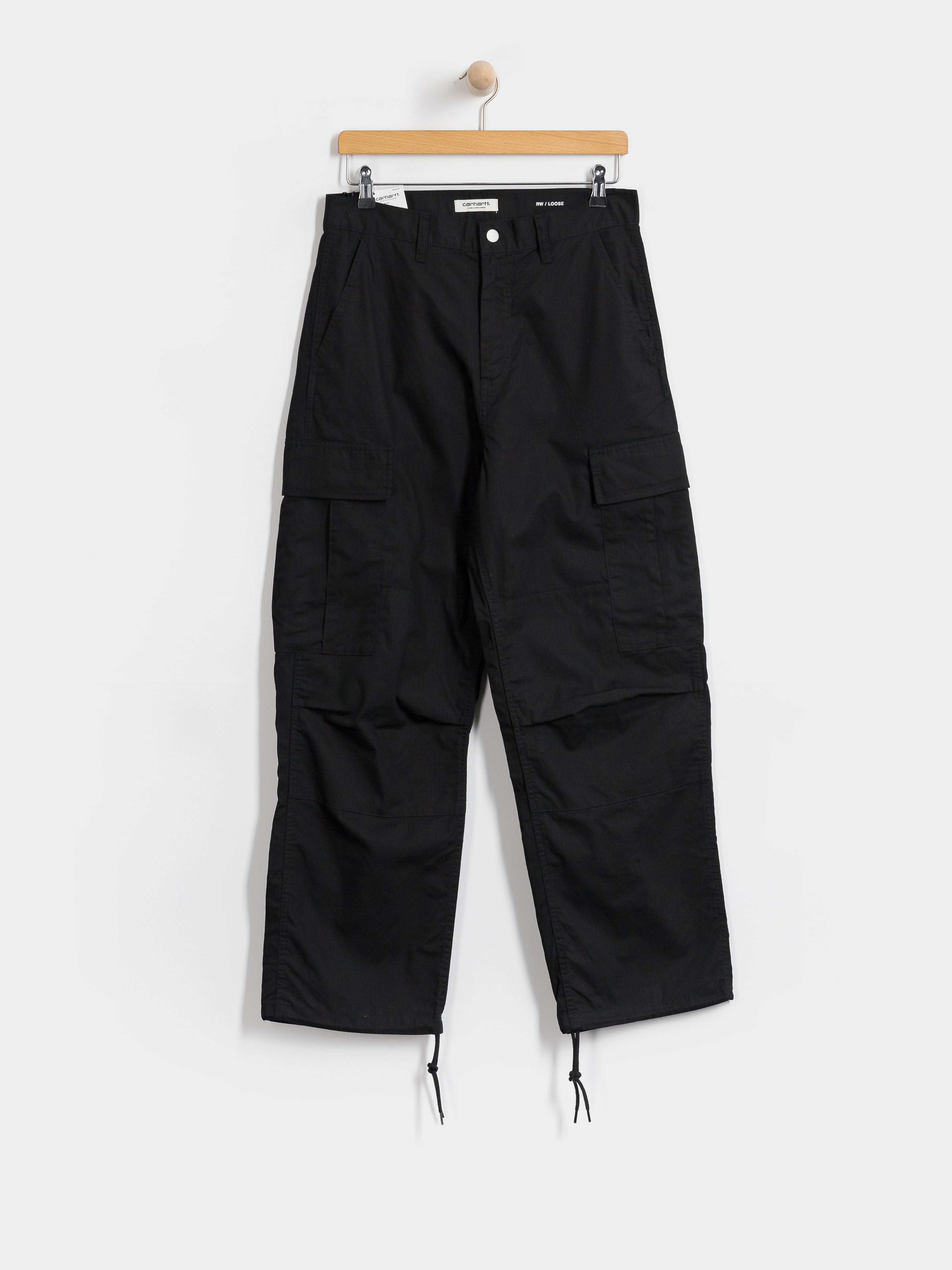 Carhartt WIP Brandon Cargo Wmn Kisnadru00e1g (black/rinsed)