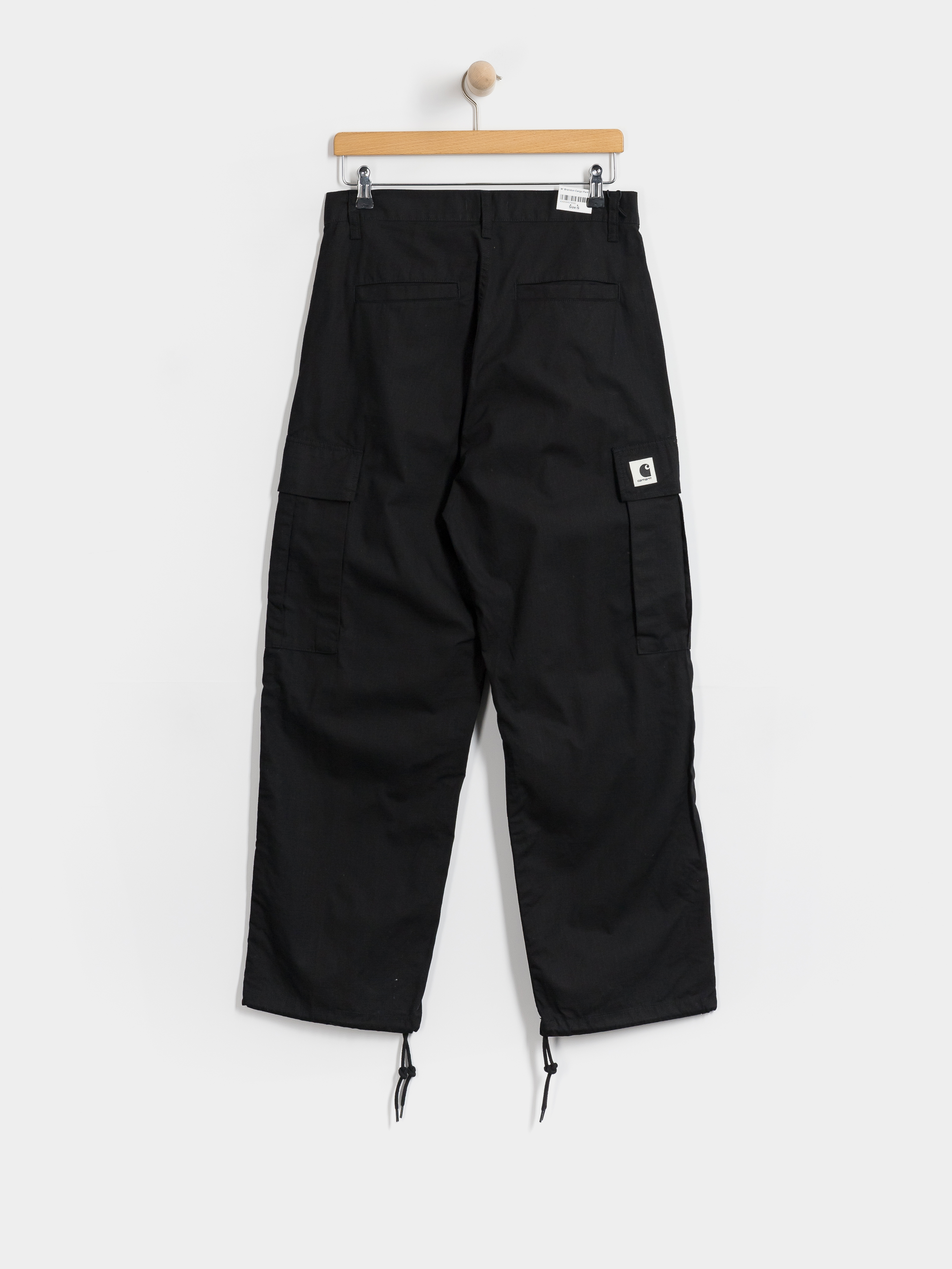 Carhartt WIP Brandon Cargo Wmn Kisnadrág (black/rinsed)