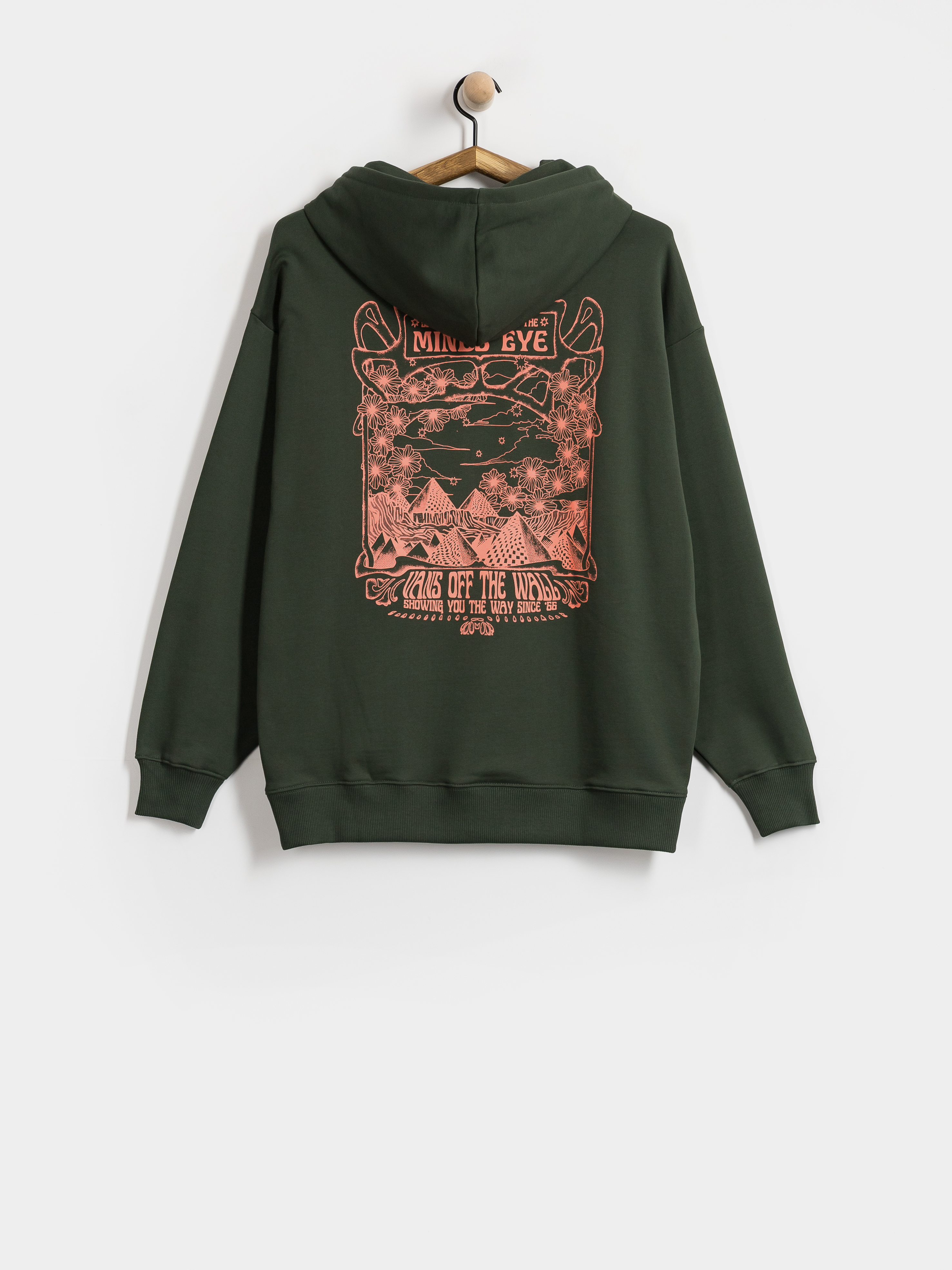 Vans Minds Eye Os HD Wmn Kapucnis pulóver (oil green)
