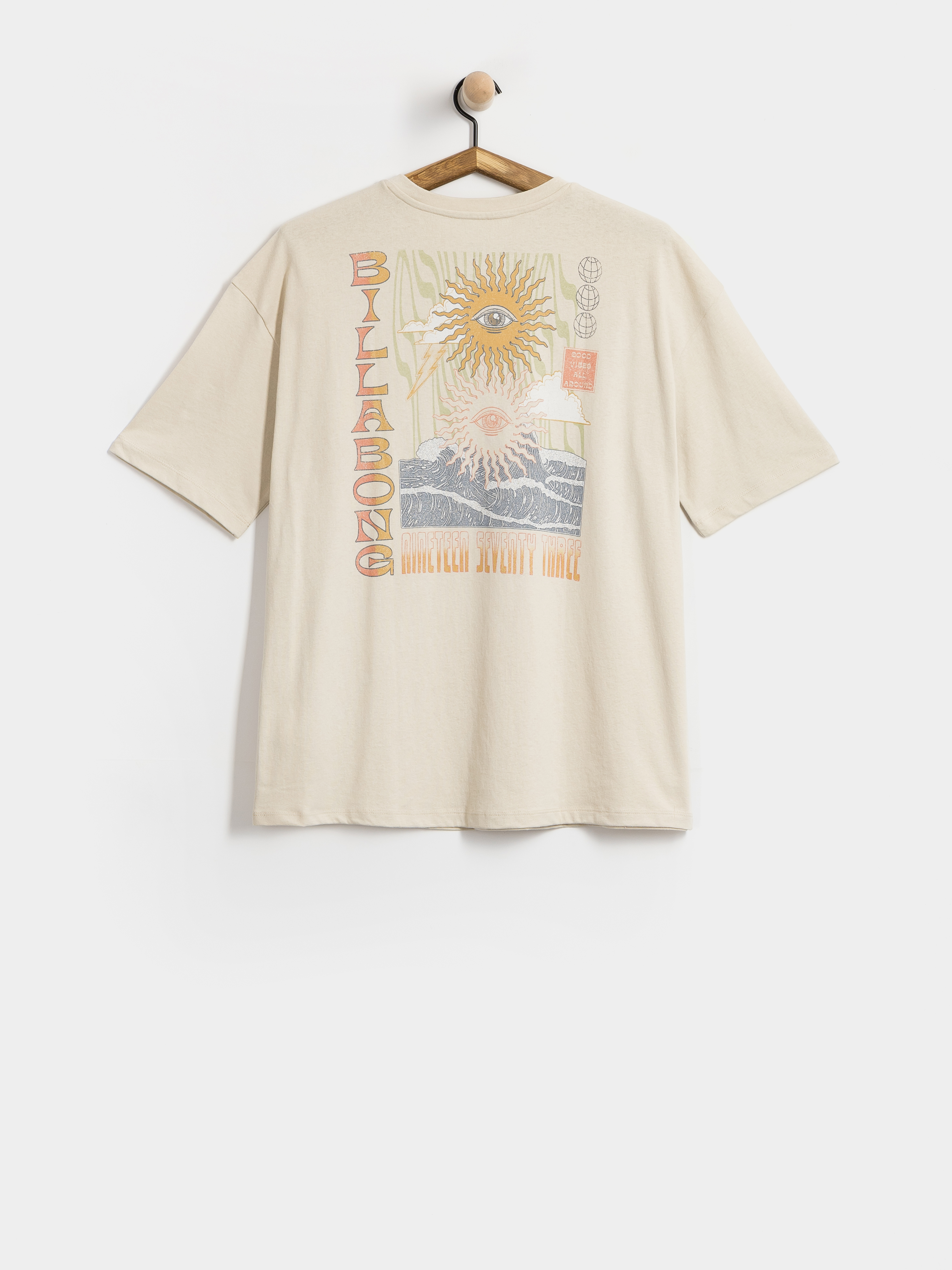 Billabong Adiv Good Vibes True Boy Wmn Póló (oatmeal)
