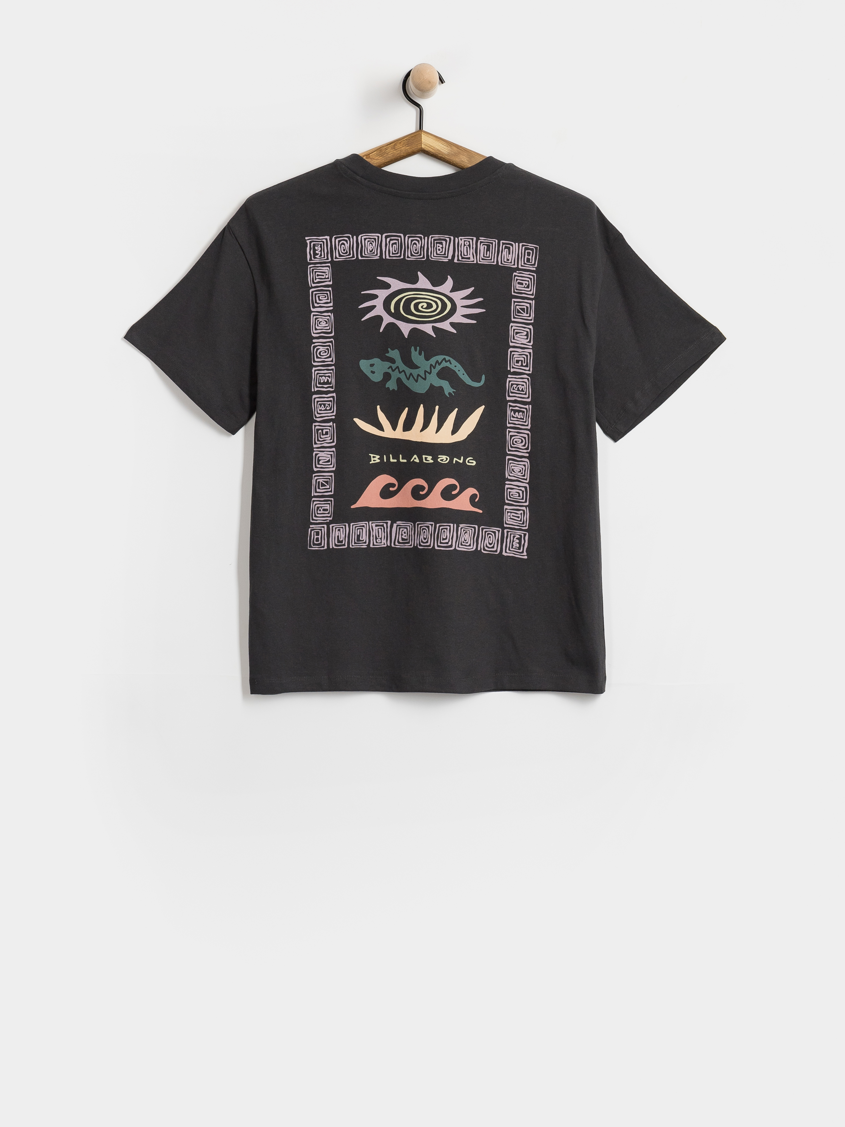 Billabong Adiv Edgy Tom Boy Wmn Póló (black sands)