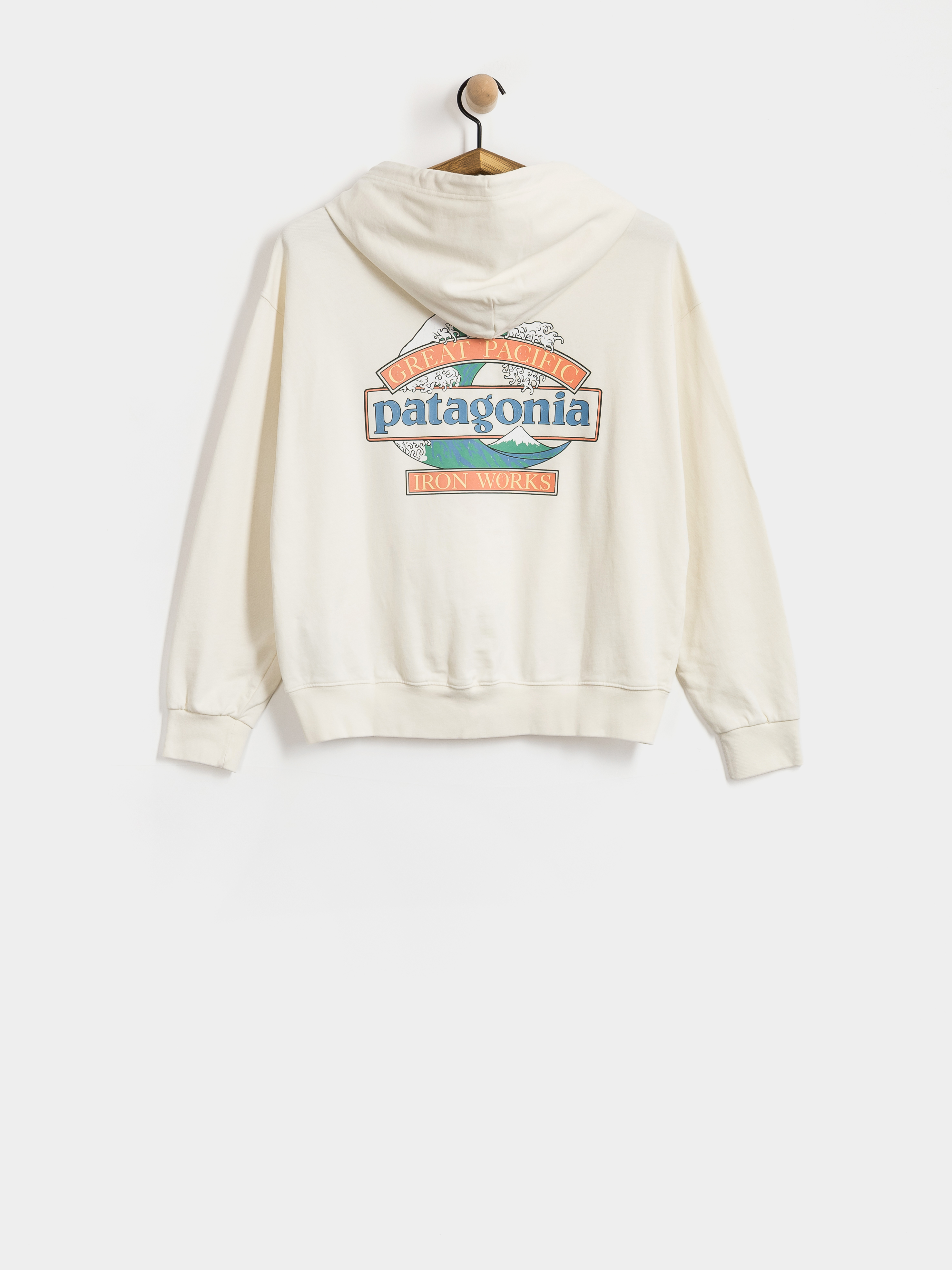 Patagonia Great Waves Daily HD Wmn Kapucnis pulóver (wool white)