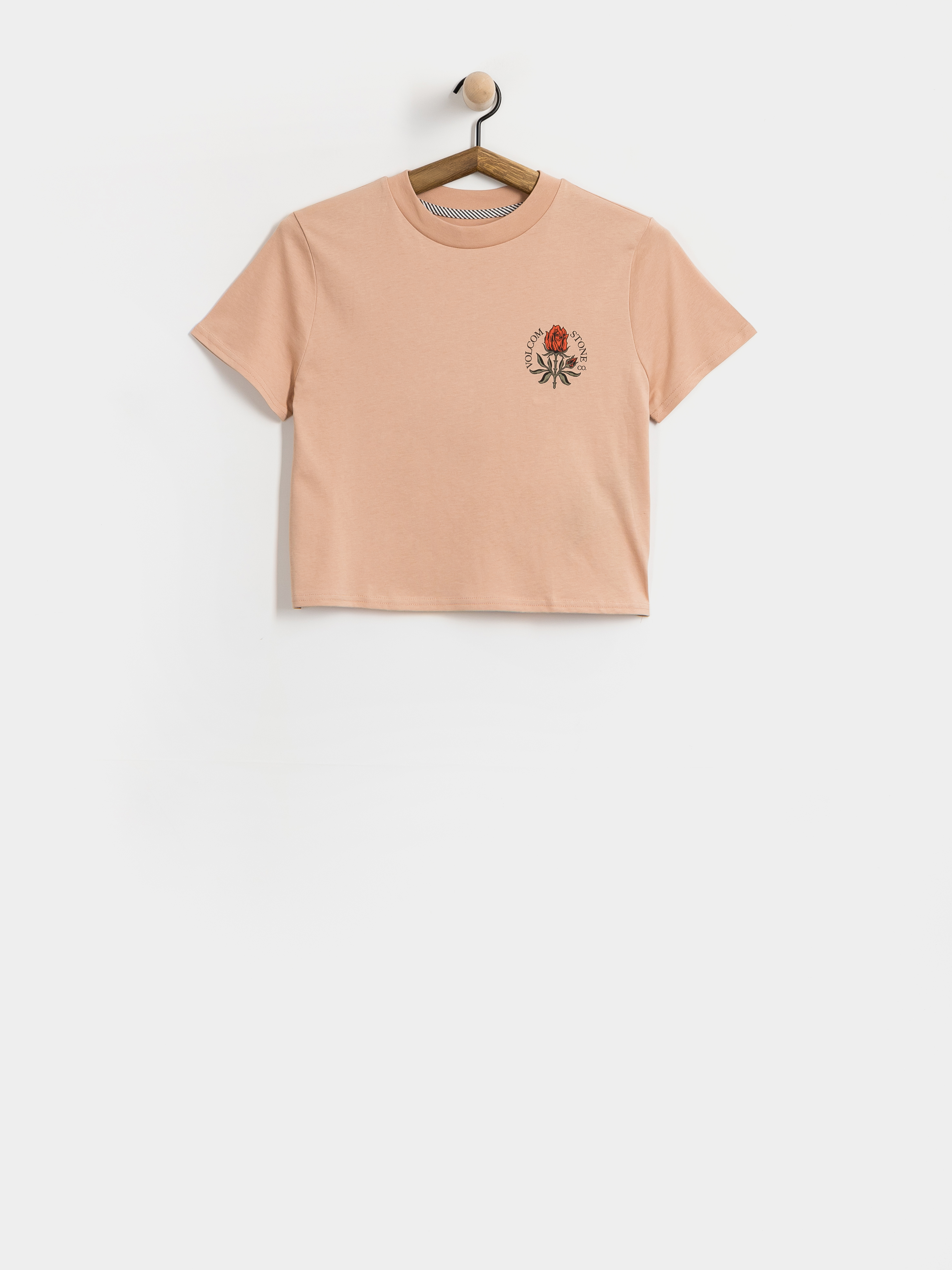 Volcom Dial Crop Wmn Póló (misty rose)