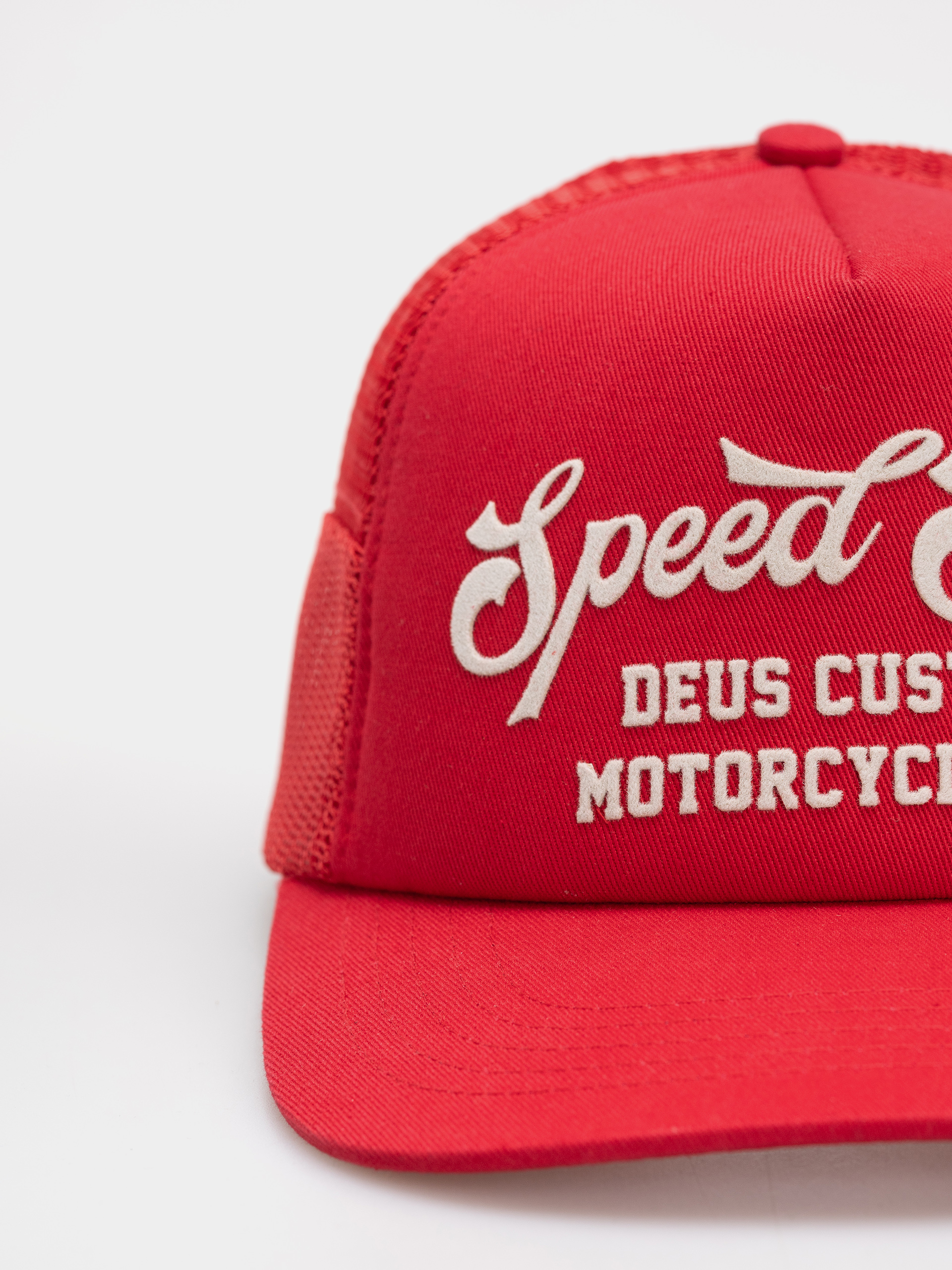 Deus Ex Machina Welcome Trucker Baseball sapka (cherry red)