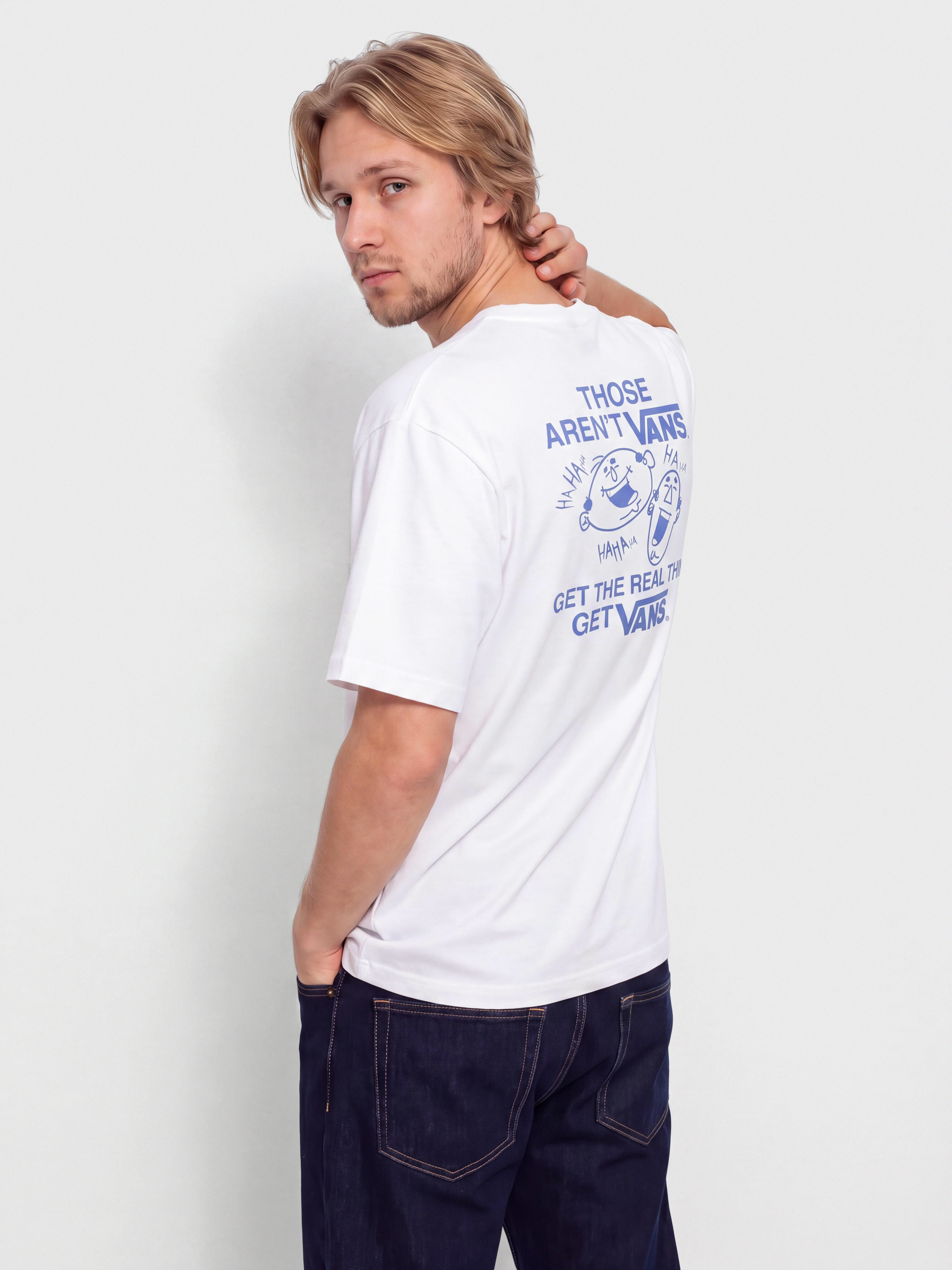 Vans Chuckling Duo Loose Póló (white)
