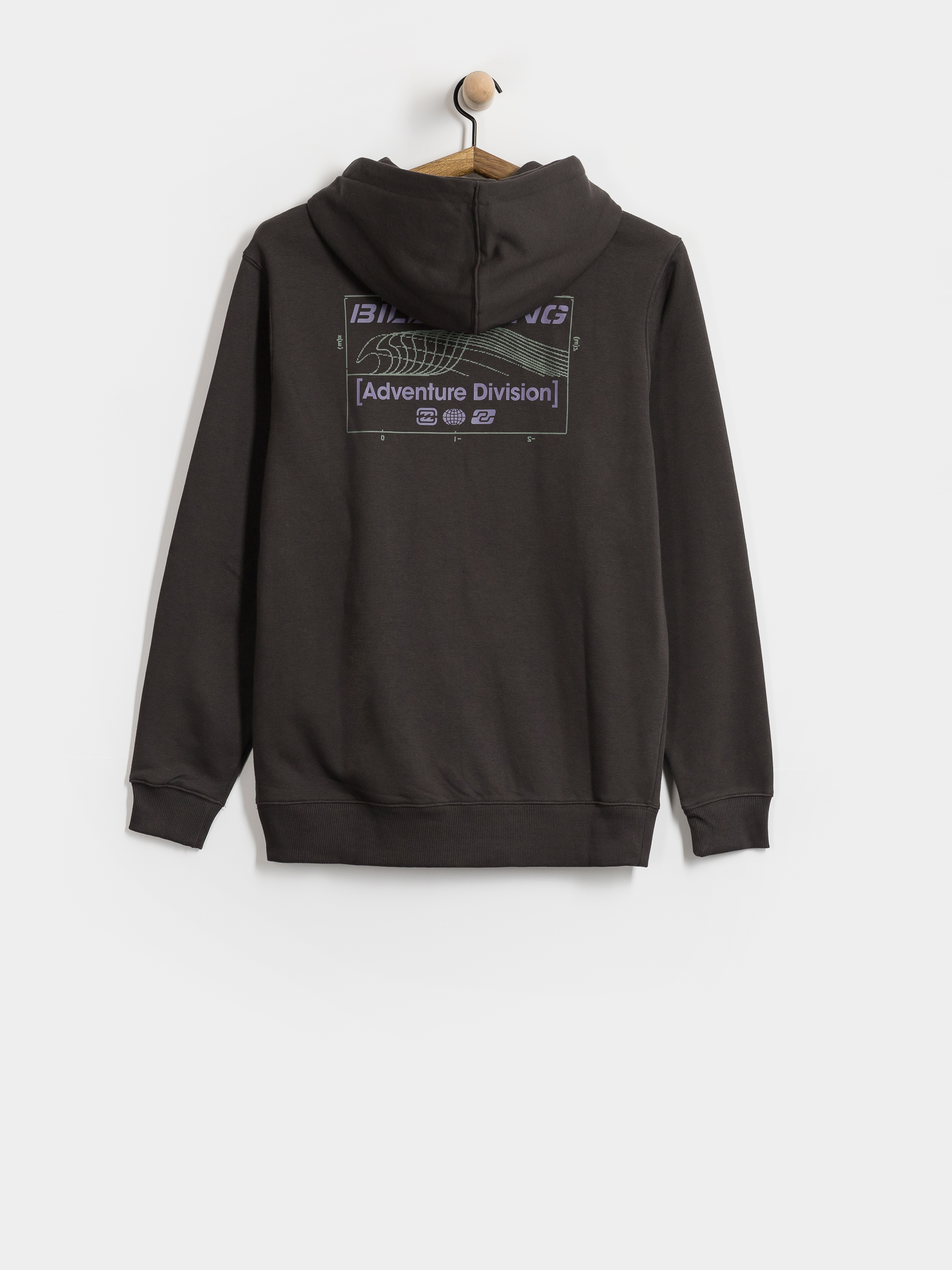 Billabong Compass HD Kapucnis pulóver (washed black)