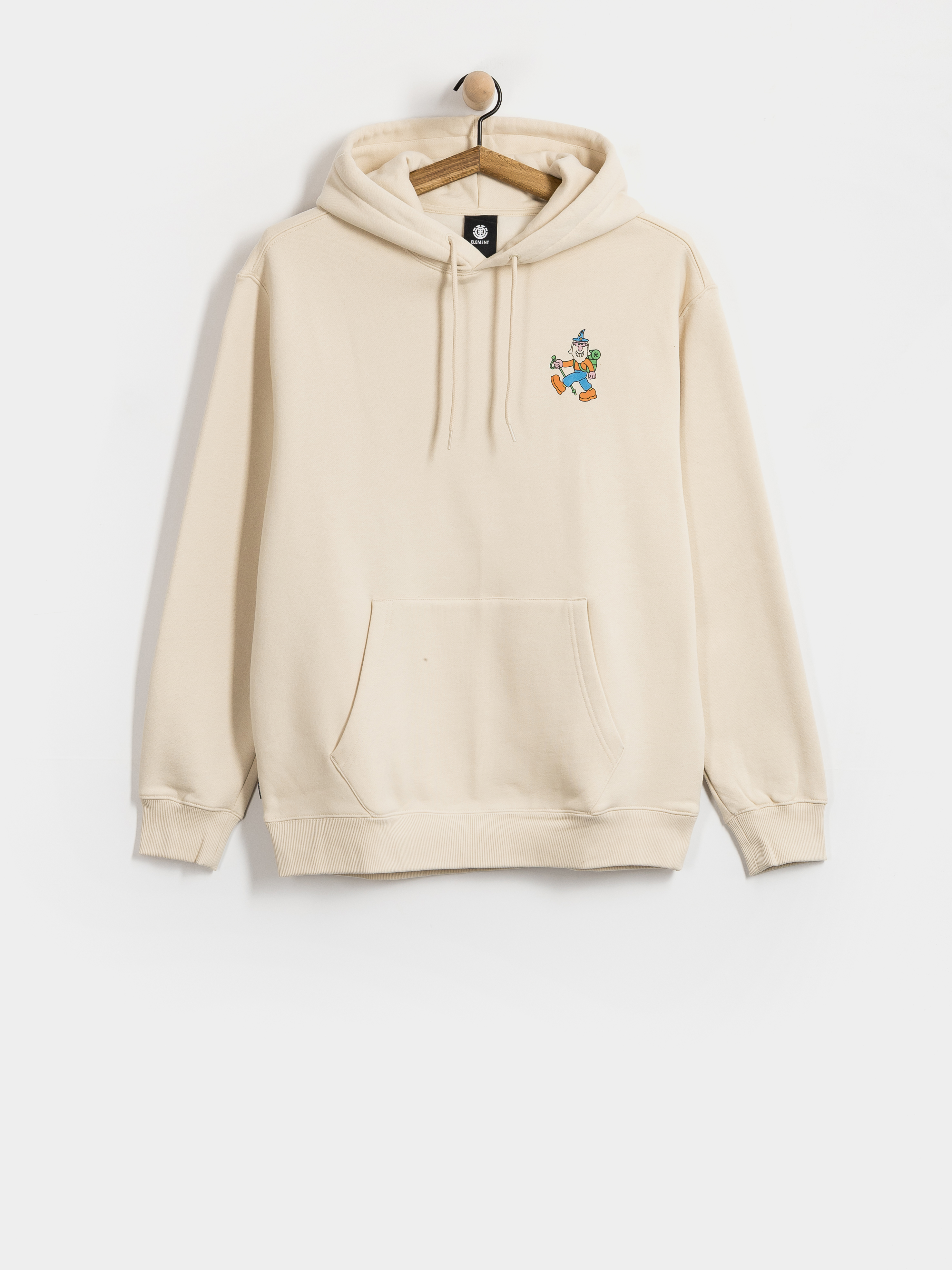 Kapucnis pulóver Element Planet Hiker HD (oat milk)