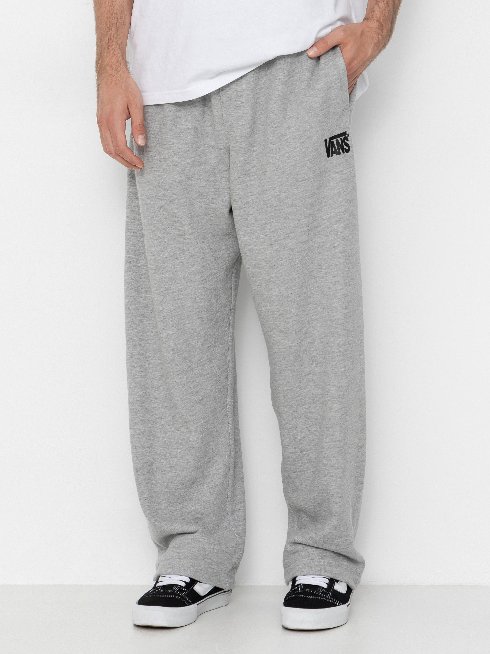 Vans Stretch Logo Straight Leg Kisnadrág (cement heather)