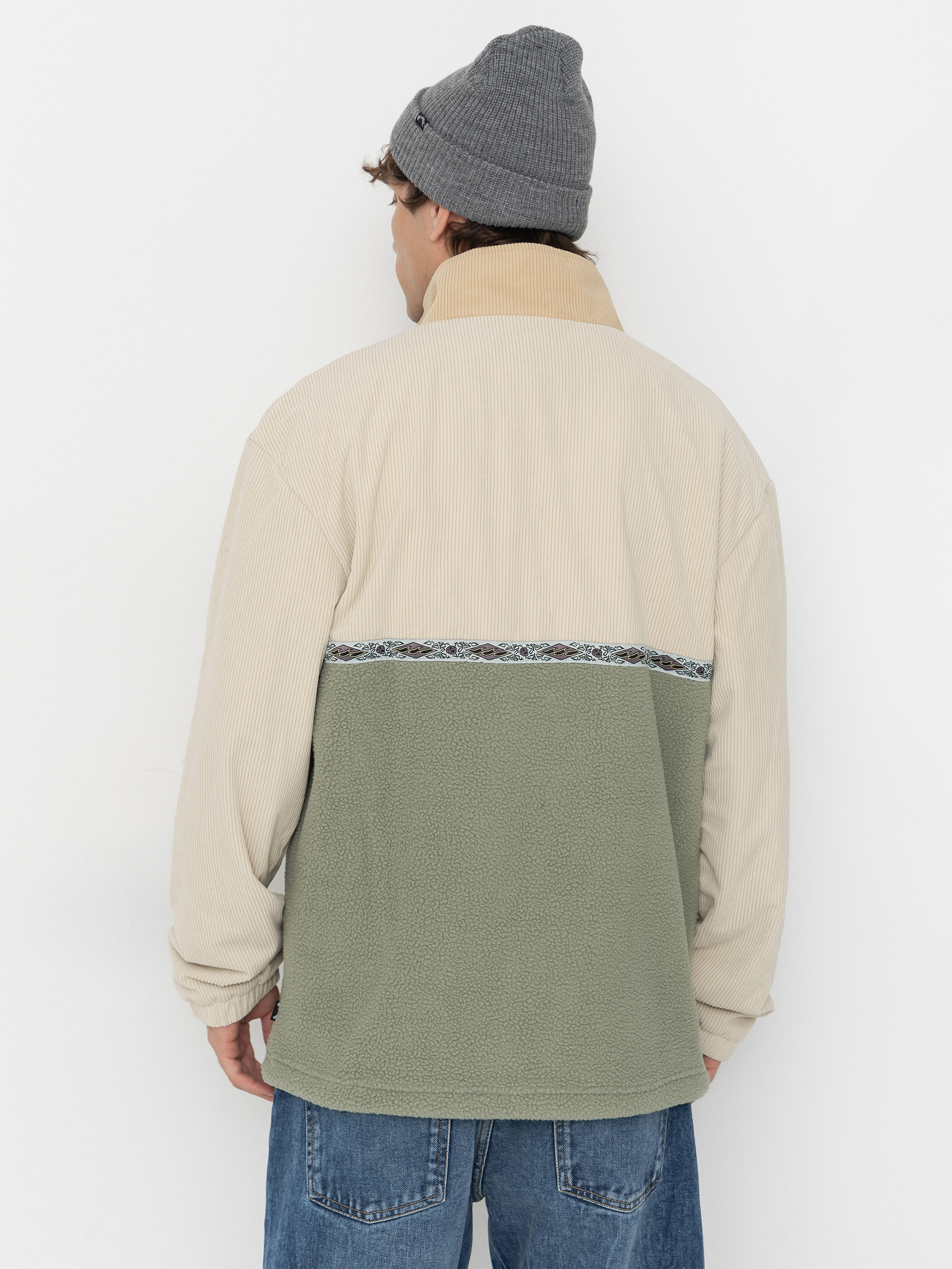 Férfi Billabong Space Lobster Polár pulóver (khaki)