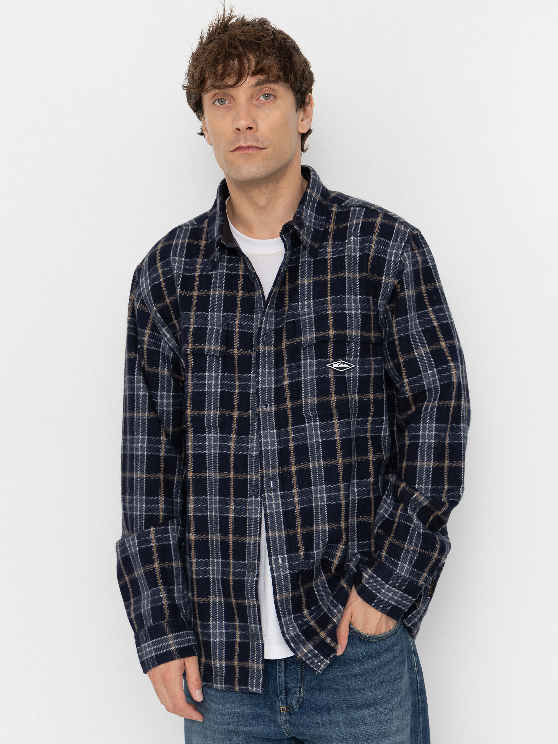 Quiksilver Diamond Wool Ing (dark navy diamond check)