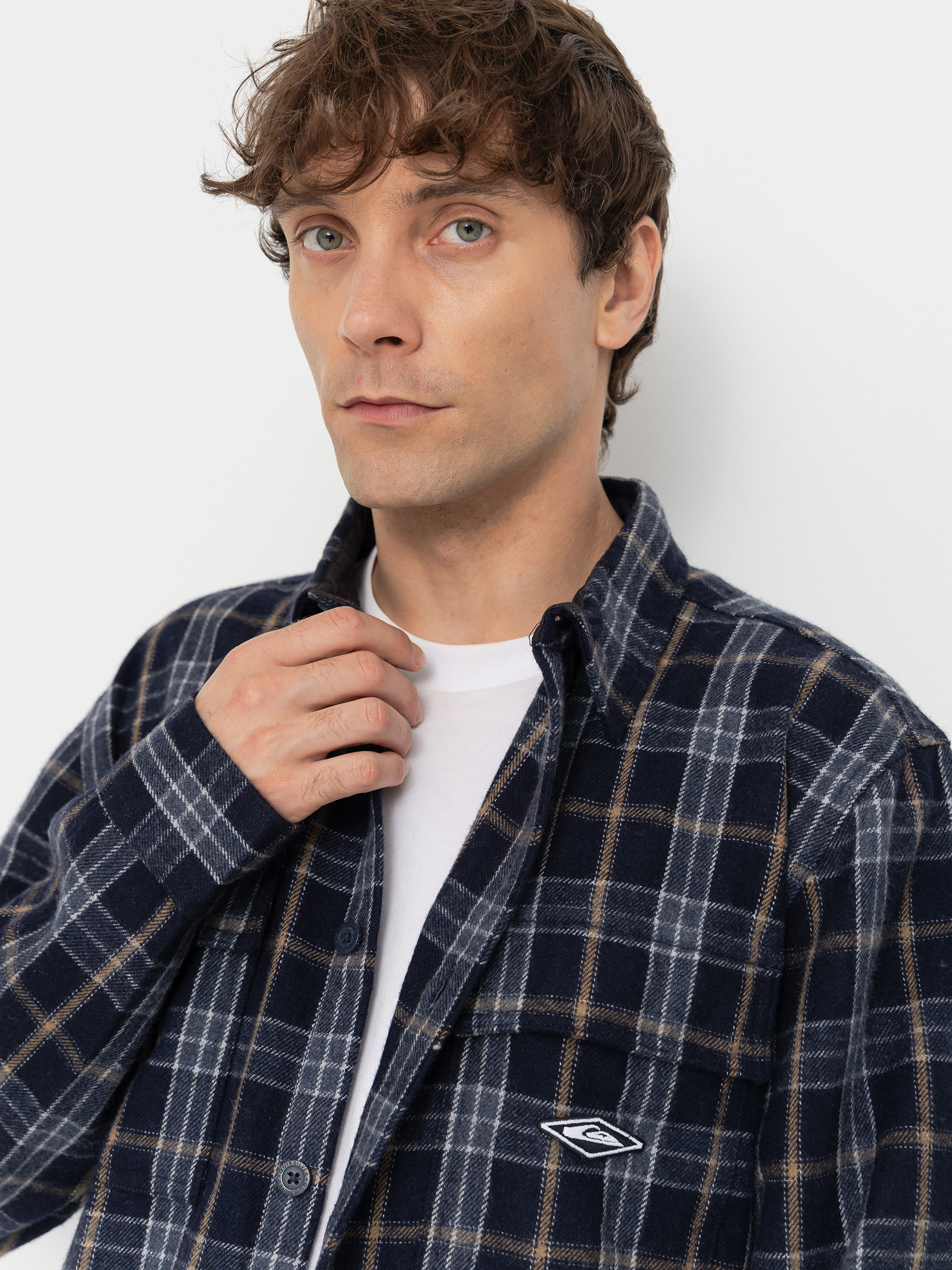 Quiksilver Diamond Wool Ing (dark navy diamond check)