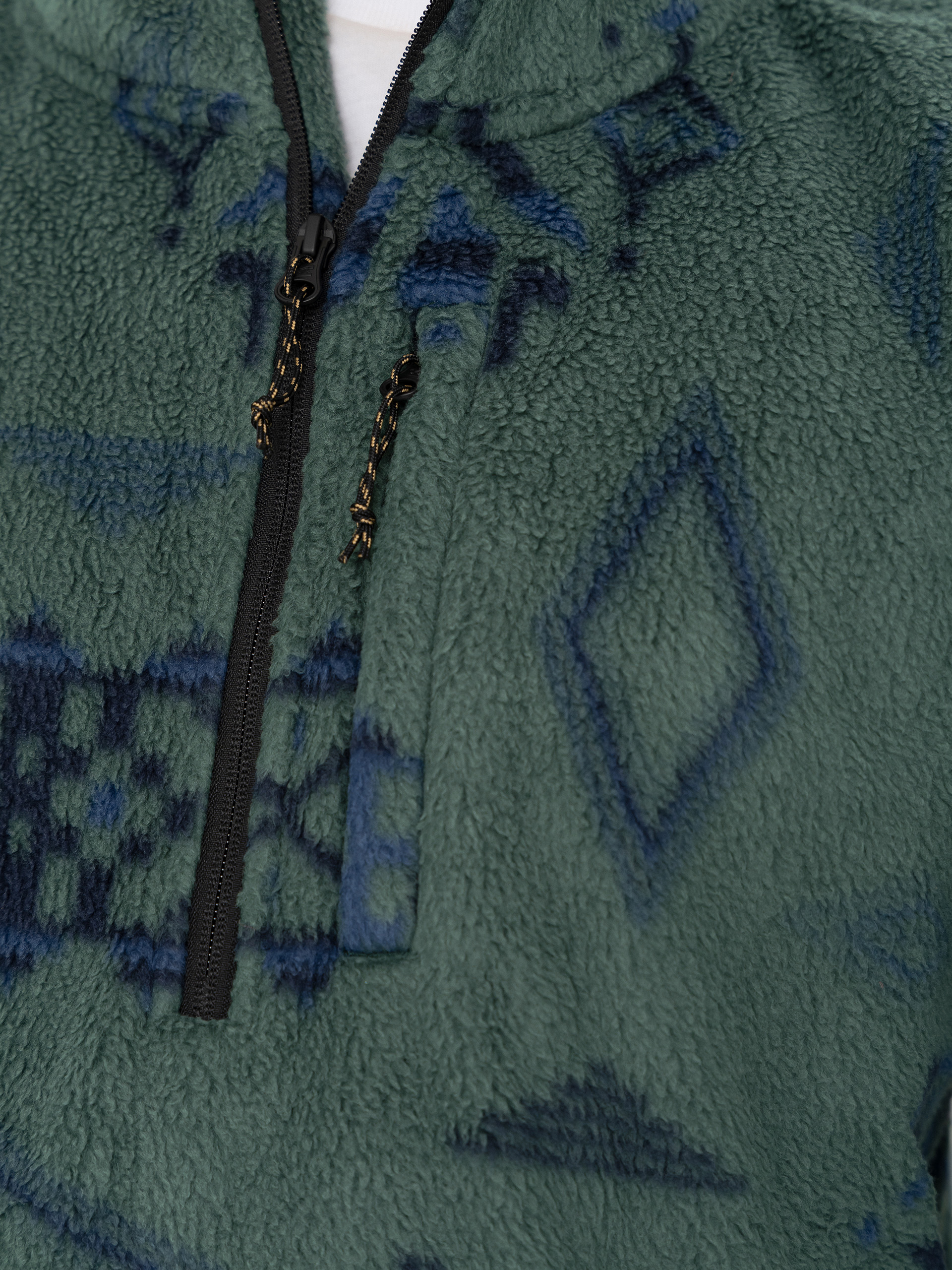 Férfi Billabong Boundary Mock Neck Polár pulóver (smoke pine)