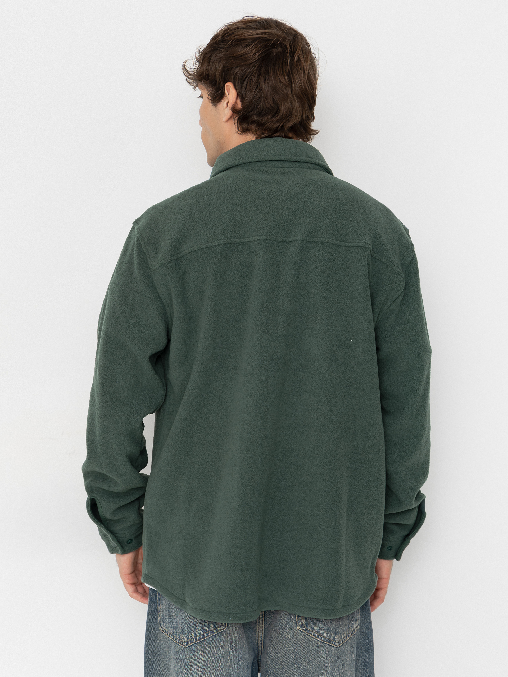Férfi Quiksilver Venture Polar Fleece Shirt Polár pulóver (forest)