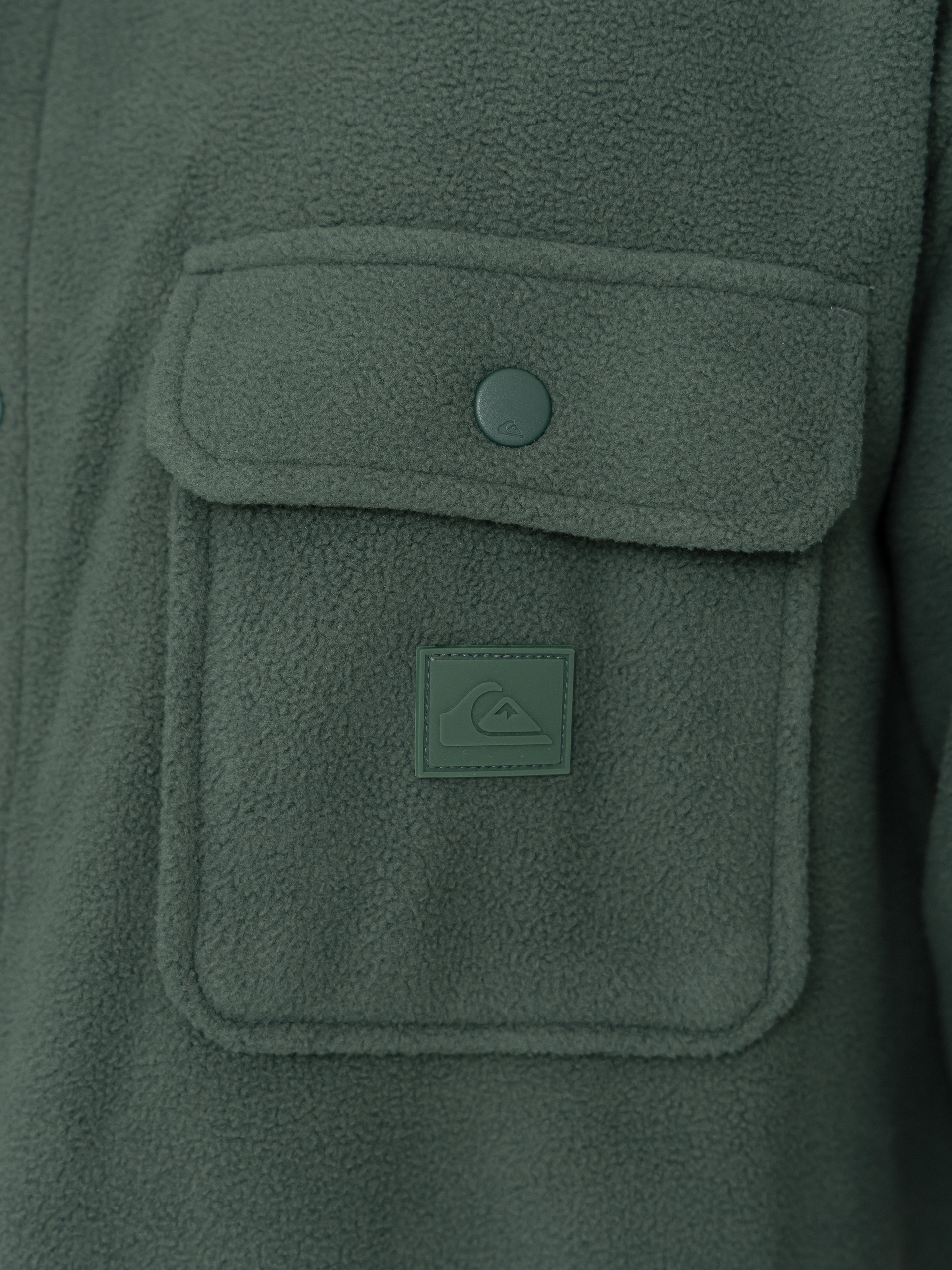 Férfi Quiksilver Venture Polar Fleece Shirt Polár pulóver (forest)
