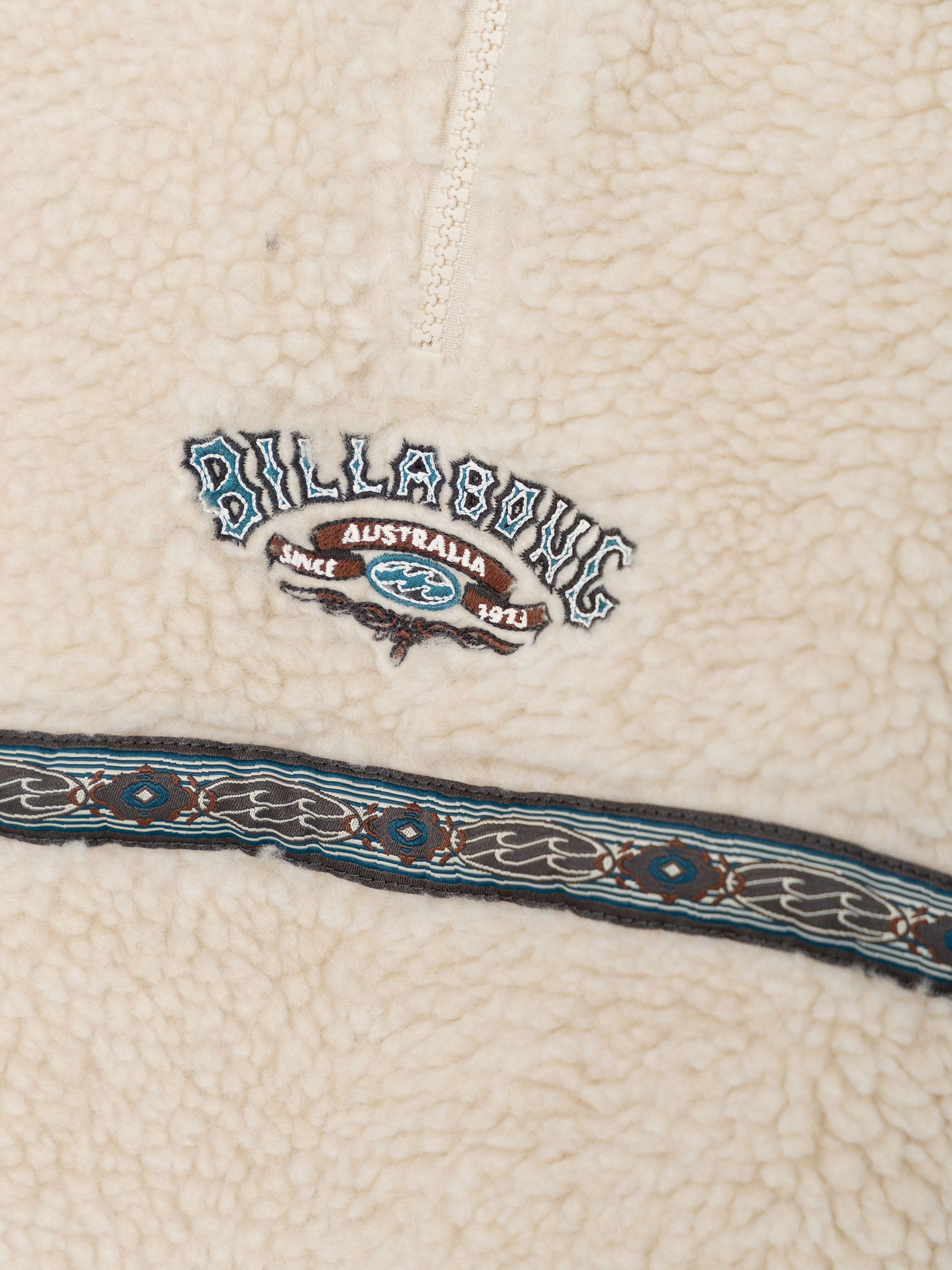 Férfi Billabong Tombstone Half Zip Polár pulóver (oatmeal)