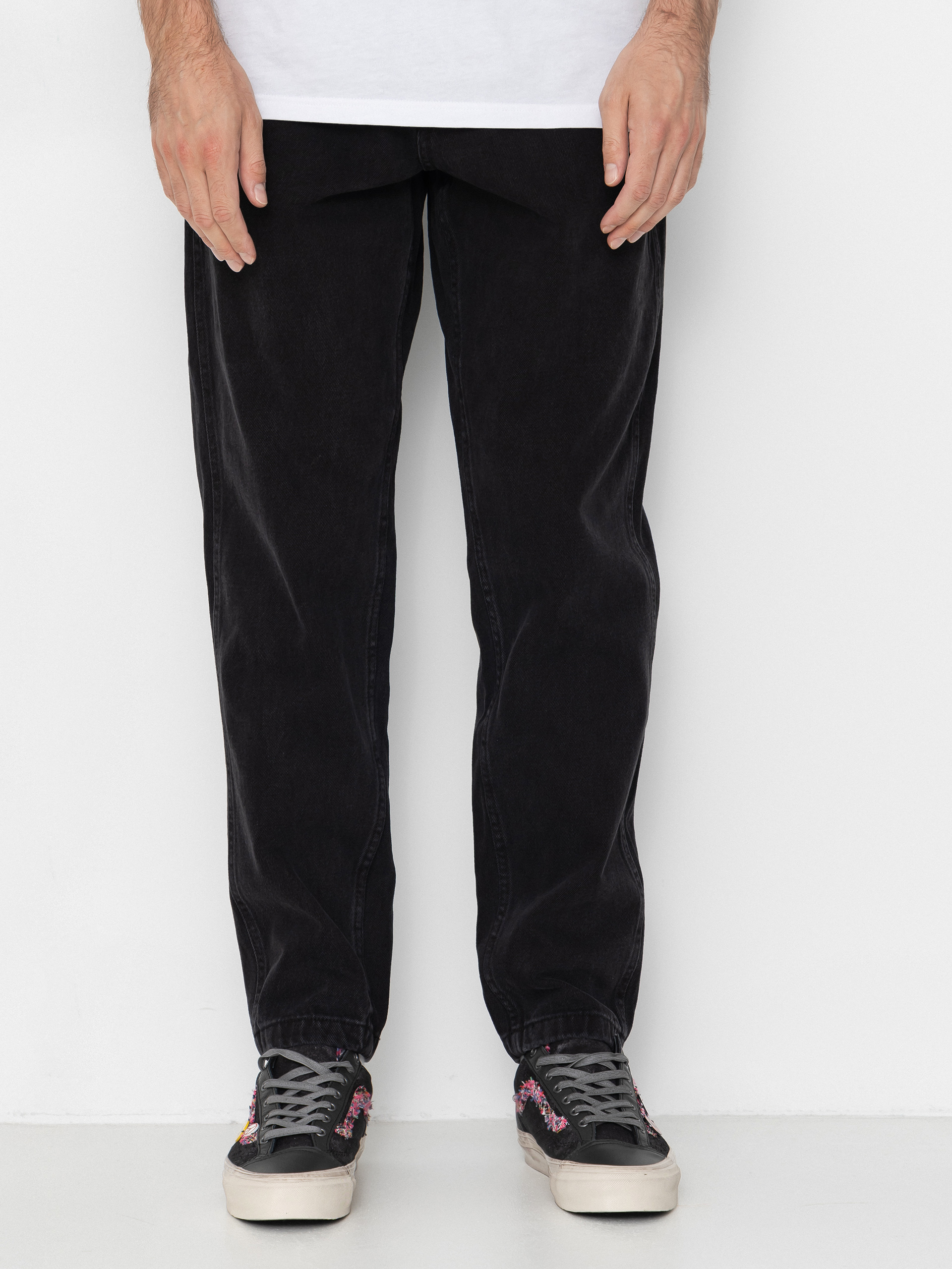 Karl Kani Small Signature Tapered Five Pocket Denim Kisnadrág (black)