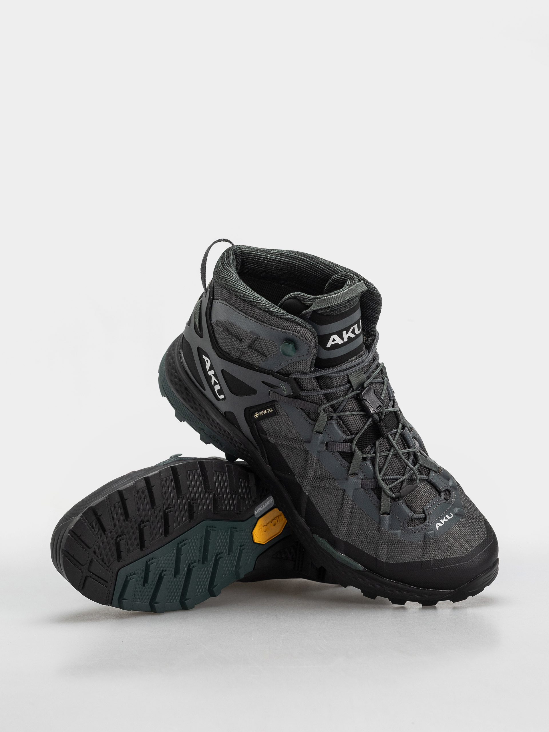 AKU Rocket Mid GTX Cipők (grey/green)