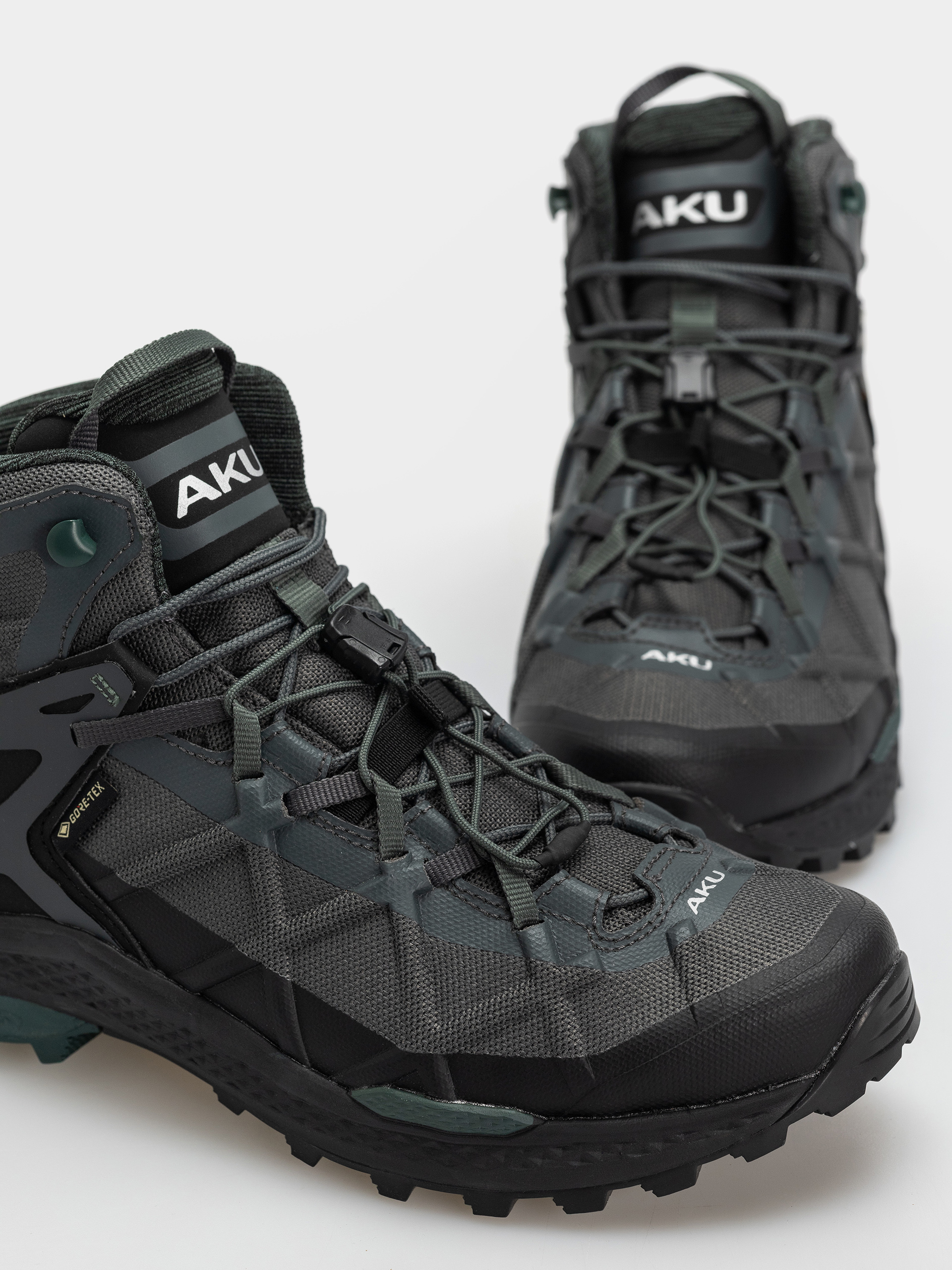 AKU Rocket Mid GTX Cipők (grey/green)