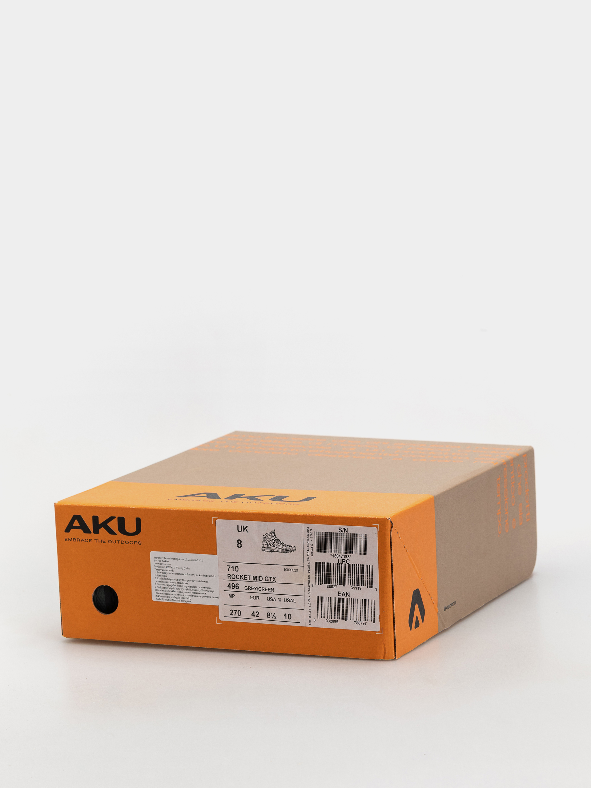 AKU Rocket Mid GTX Cipők (grey/green)