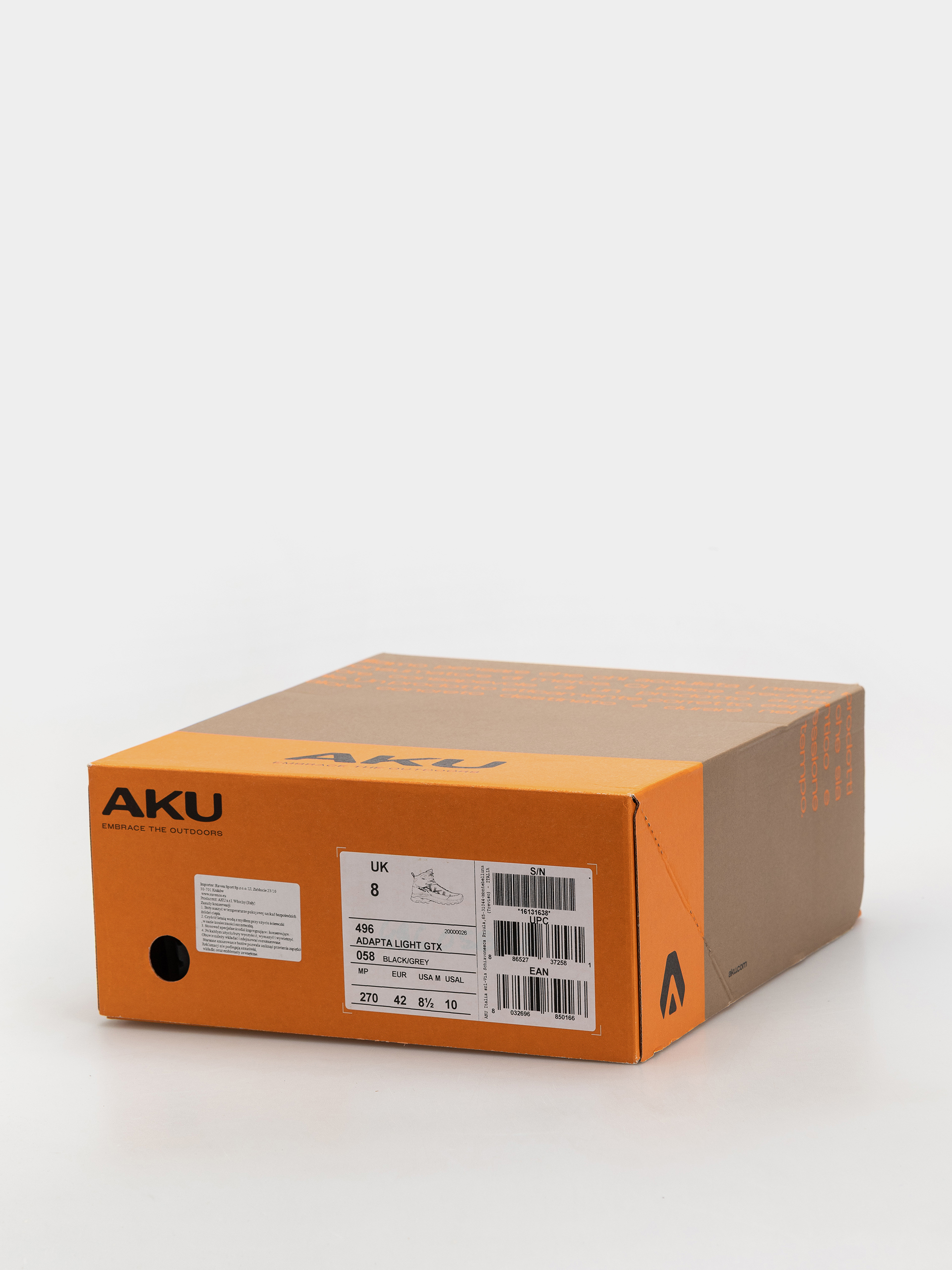 AKU Adapta Light GTX Cipők (black/grey)