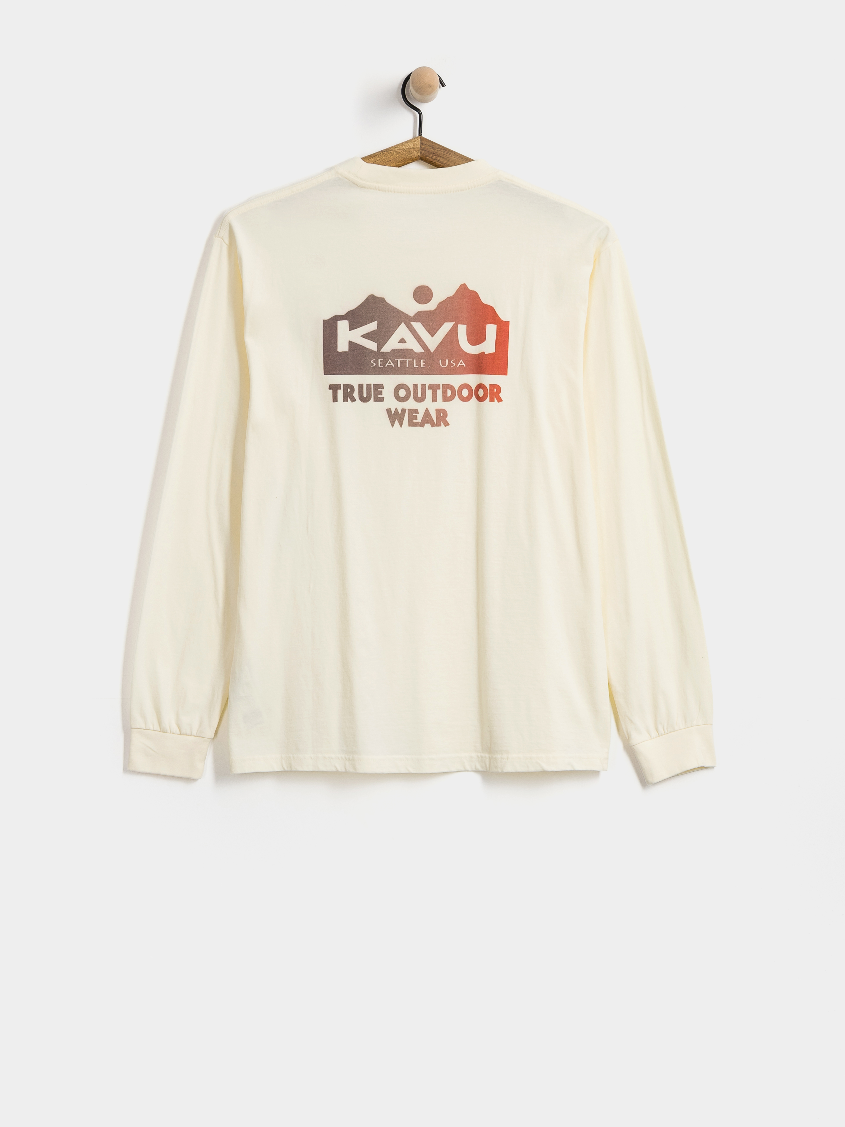 Hosszú ujjú felső Kavu LS True Fade (off white)