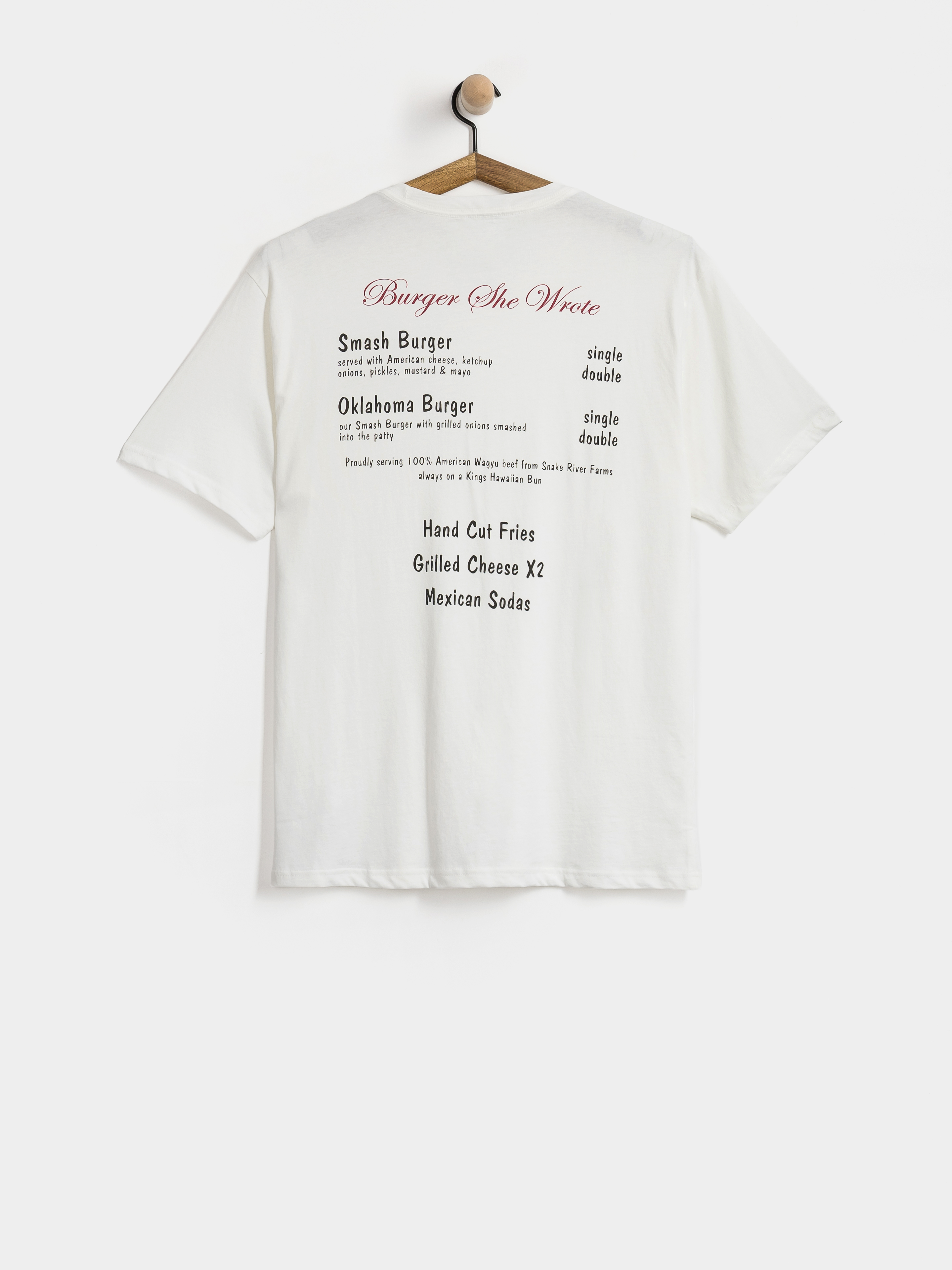 Brixton Burger She Wrote Pocket Pu00f3lu00f3 (white)