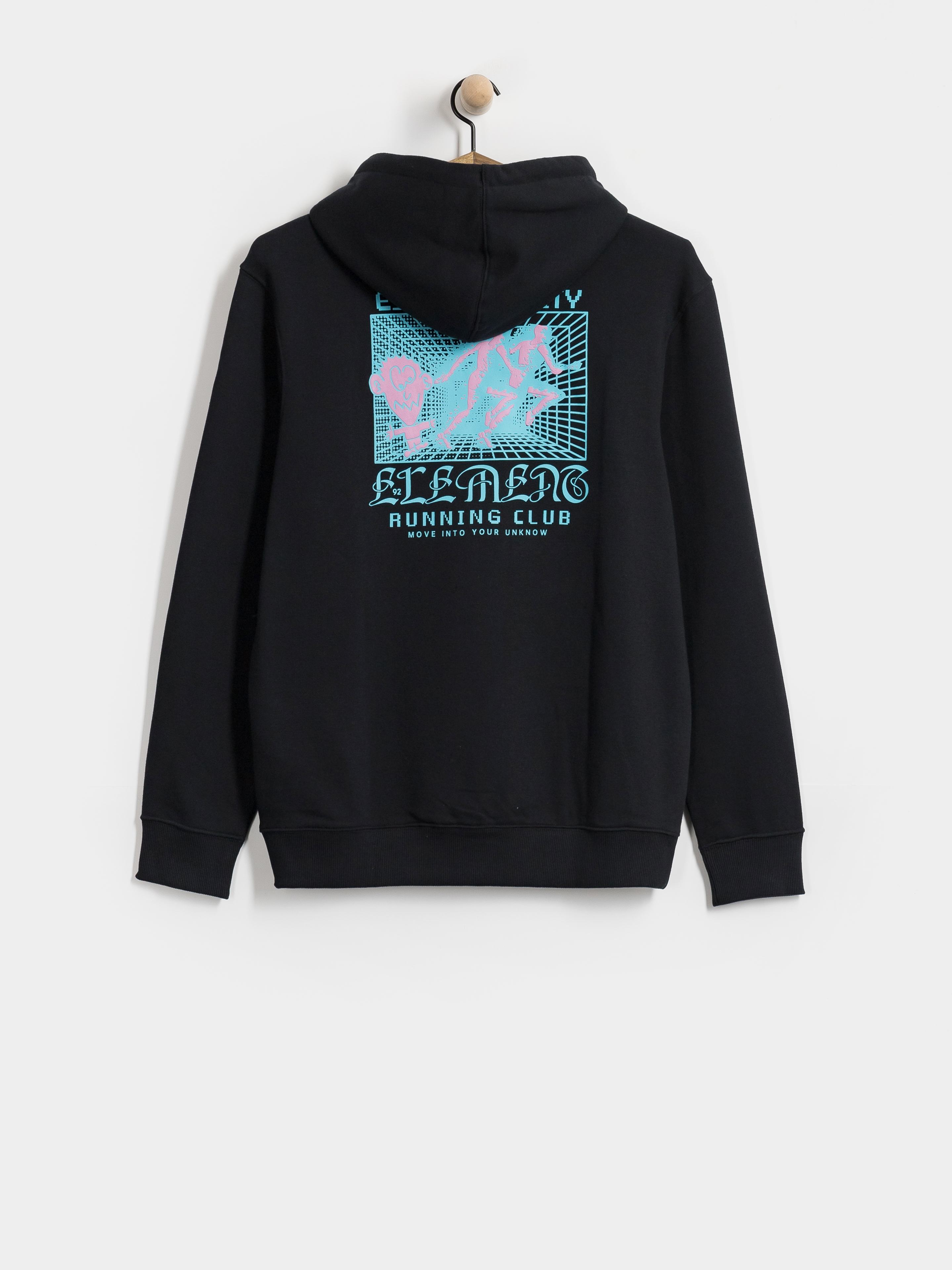 Element Runape HD Kapucnis pulóver (flint black)