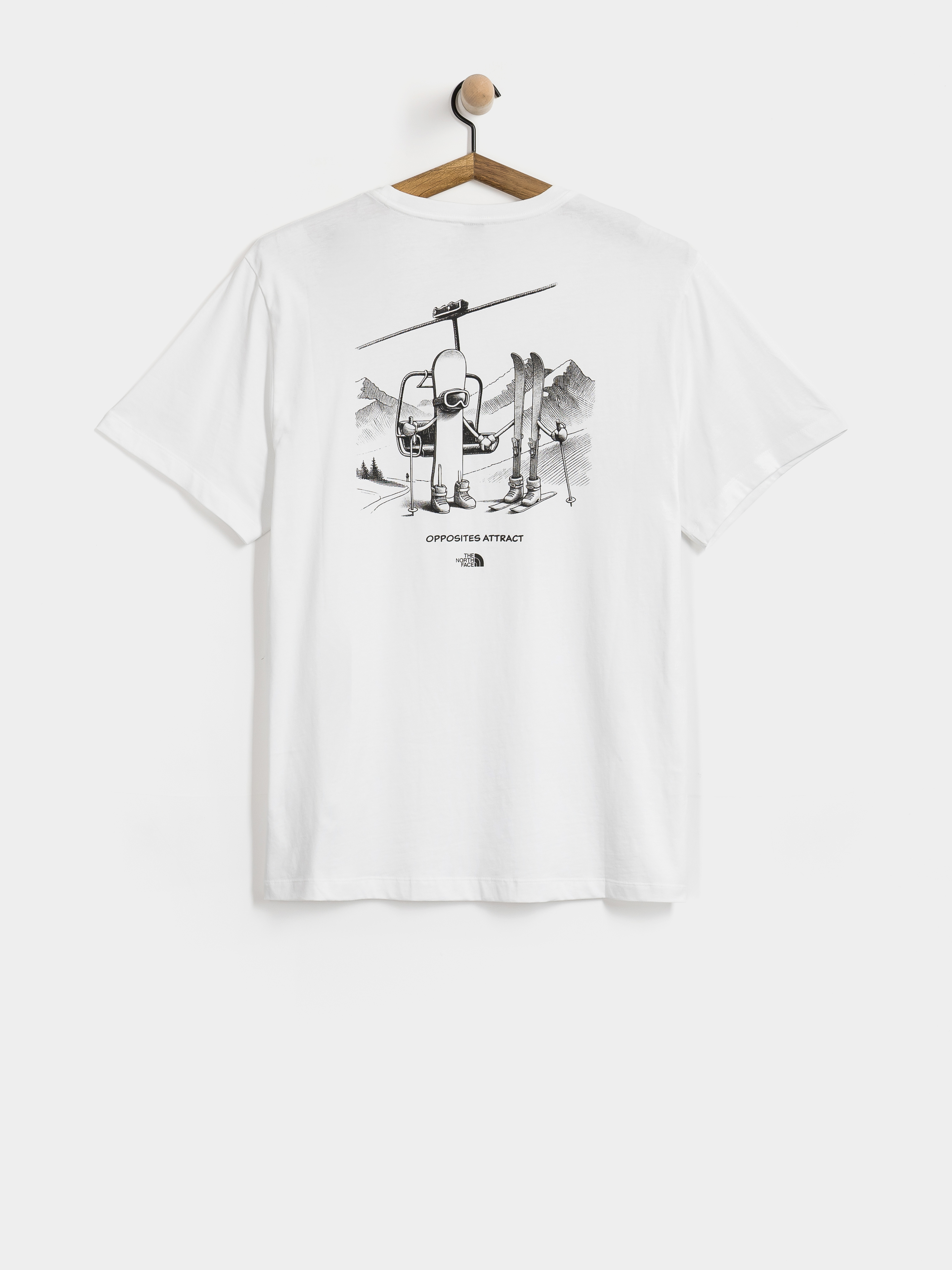 Póló The North Face Opposites Attract Relaxed (tnf white)