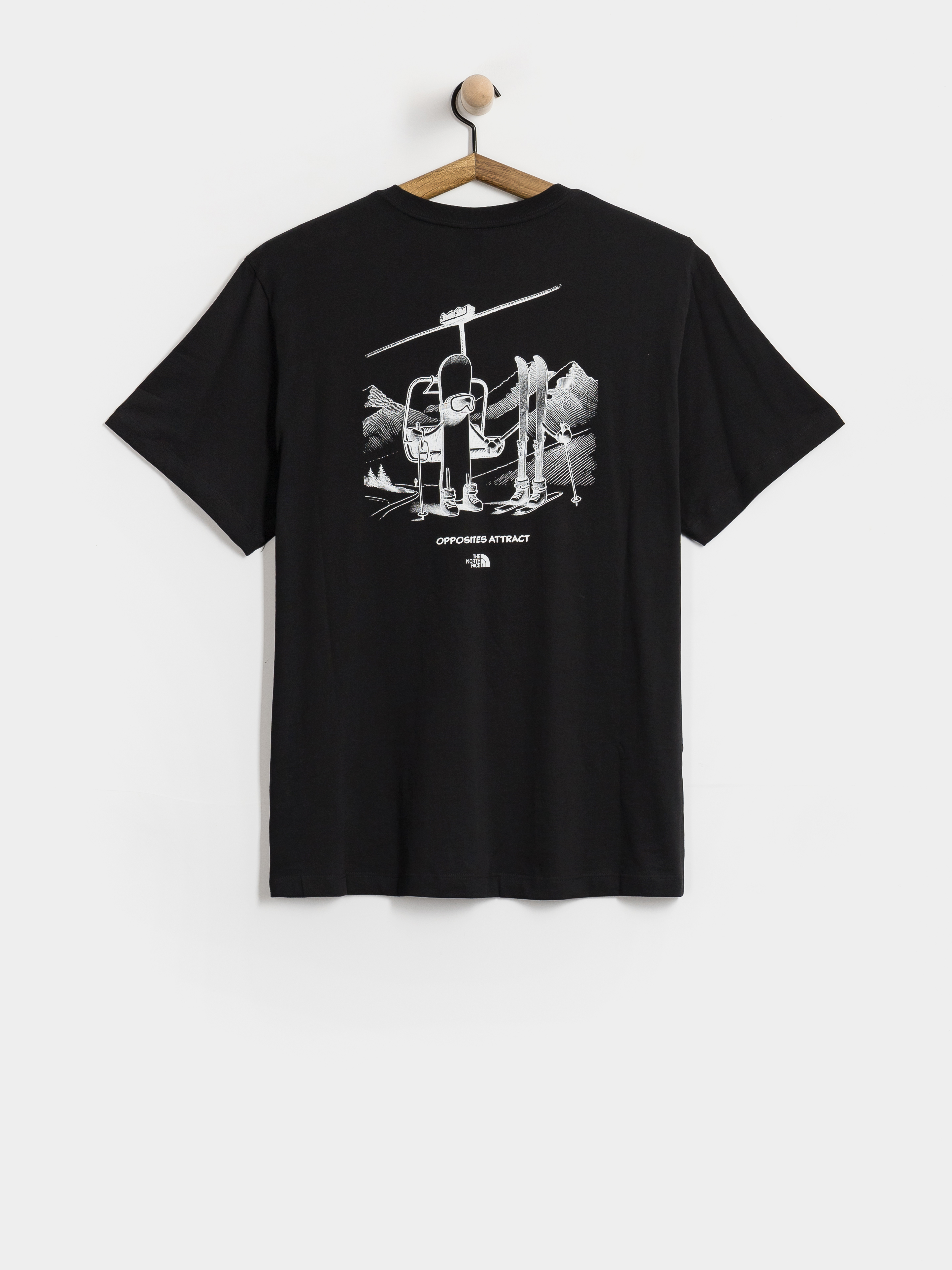 Póló The North Face Opposites Attract Relaxed (tnf black)