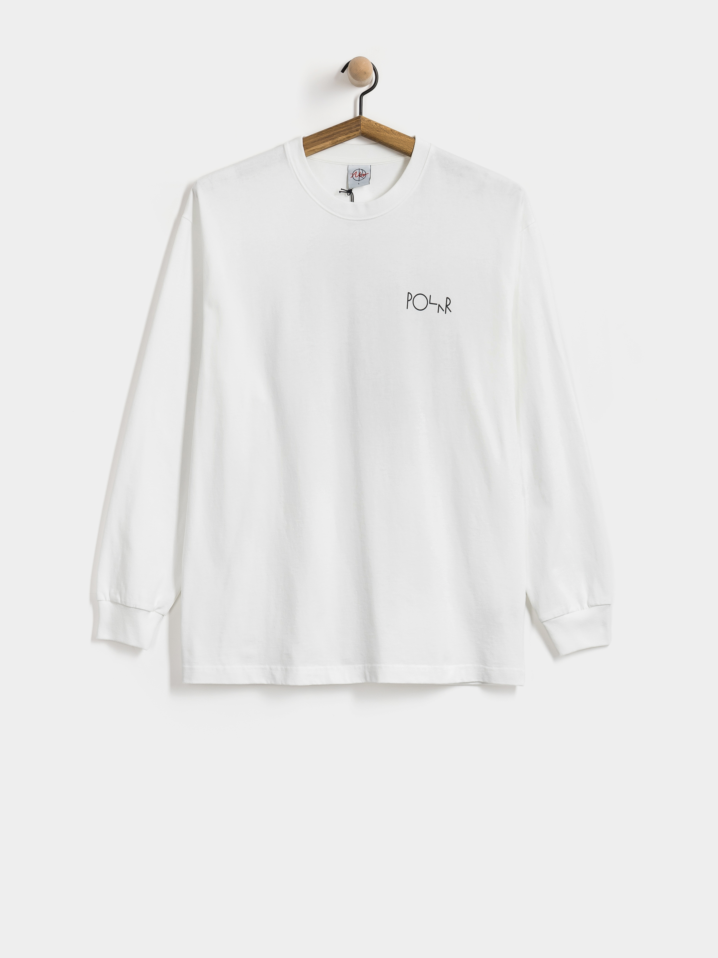 Hosszú ujjú felső Polar Skate Fill Logo Klez Crossing (white)