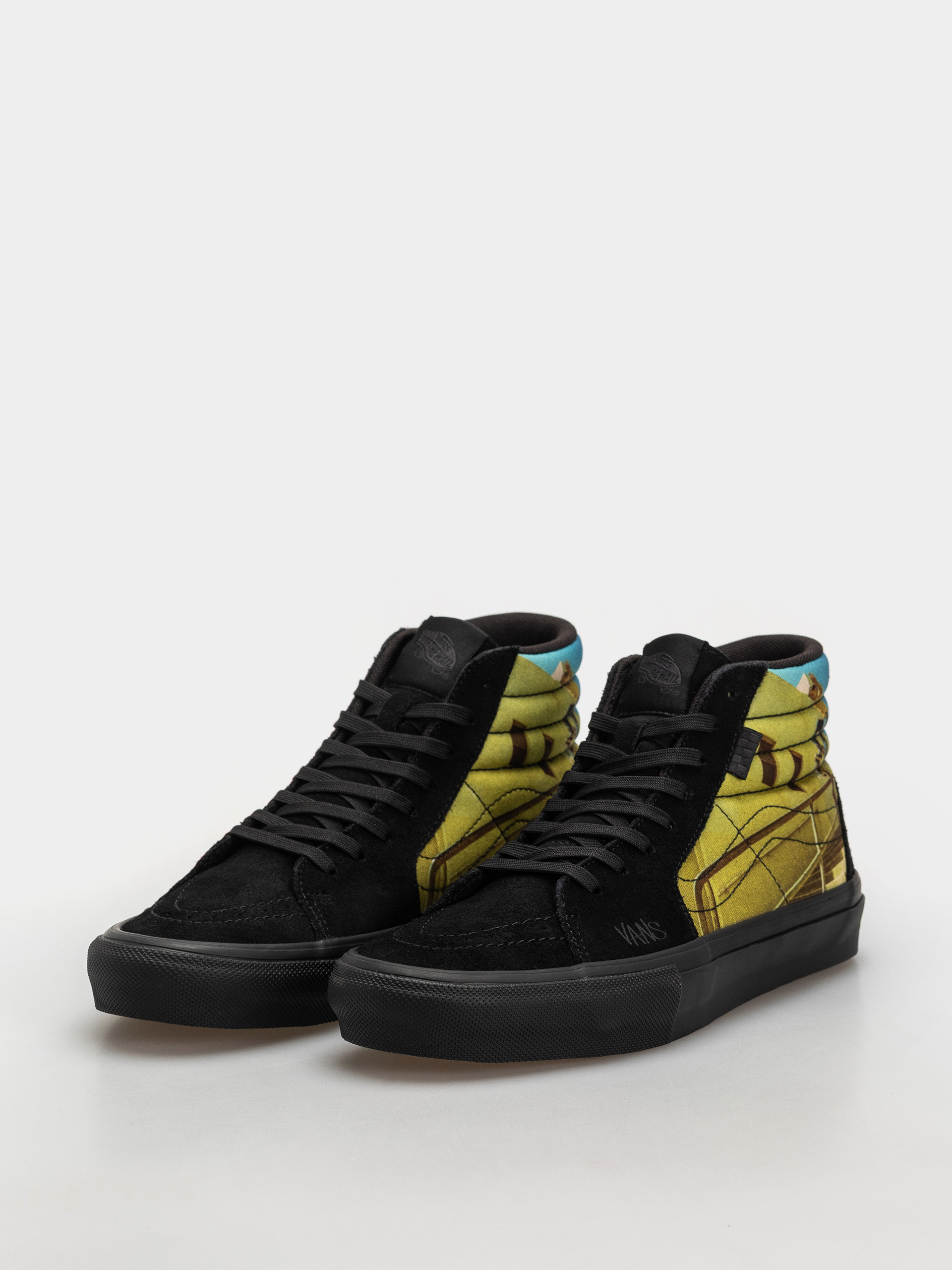 Vans Skate Sk8 Hi Cipők (black/multi)