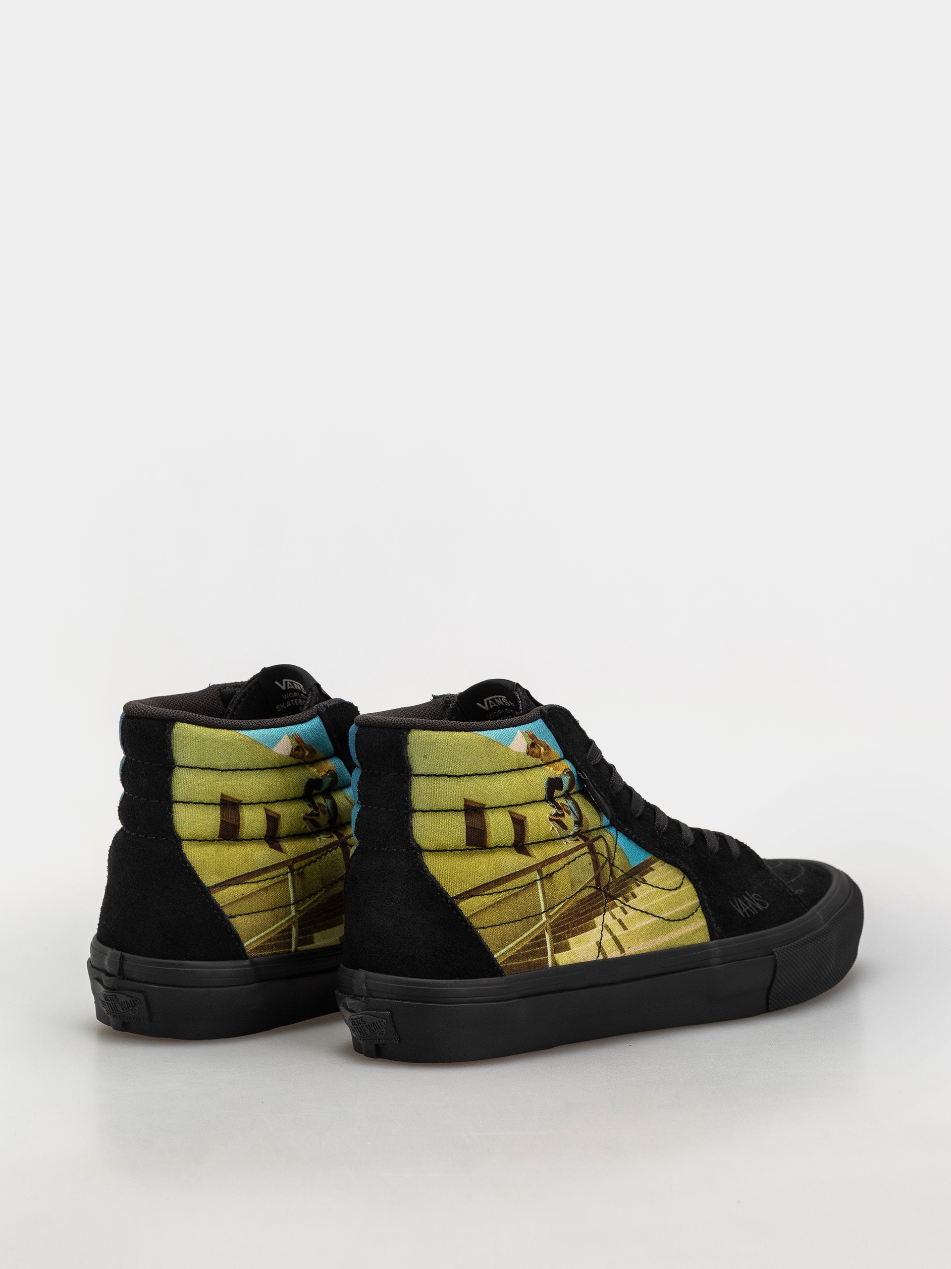 Vans Skate Sk8 Hi Cipők (black/multi)