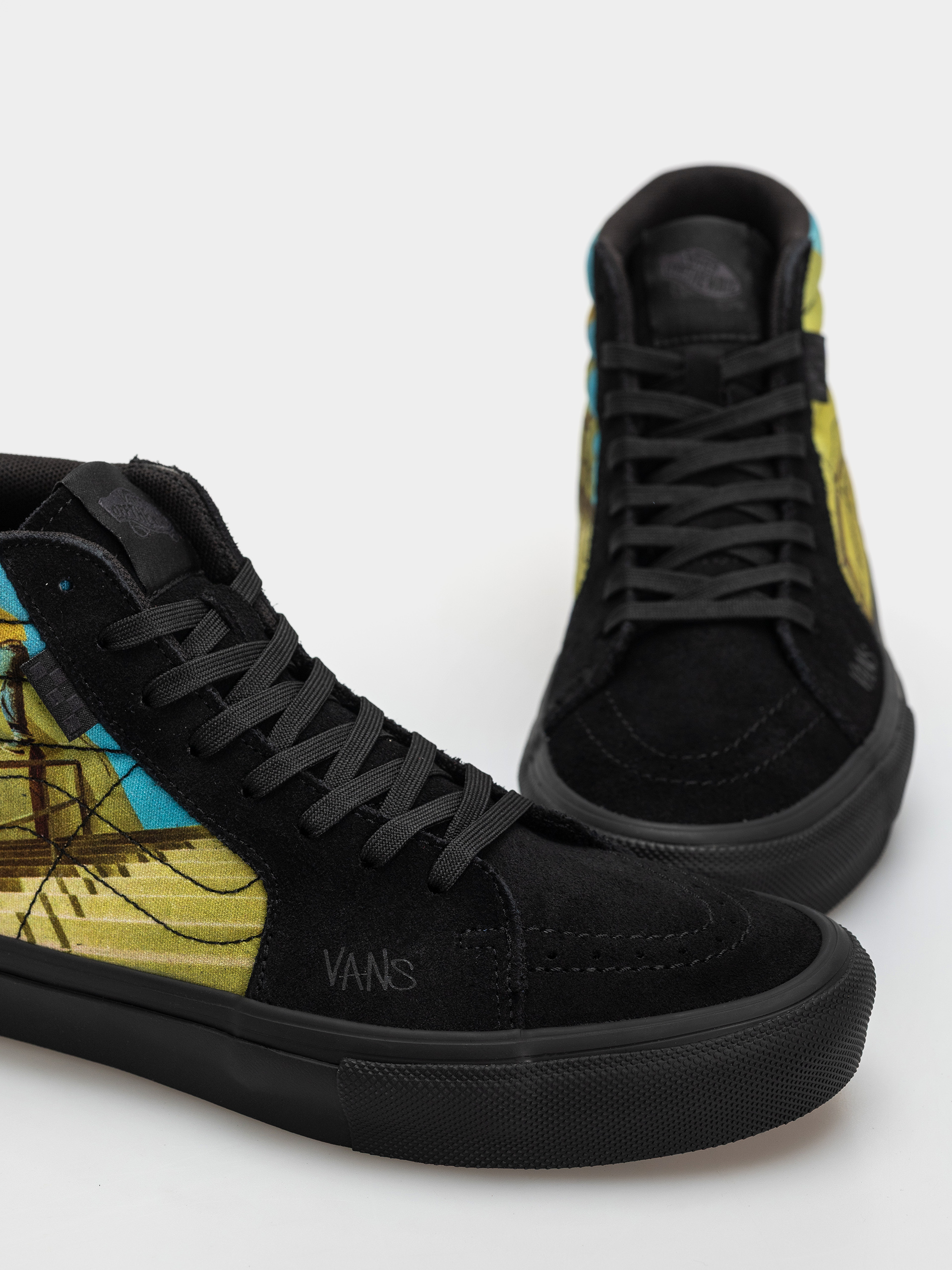 Vans Skate Sk8 Hi Cipők (black/multi)