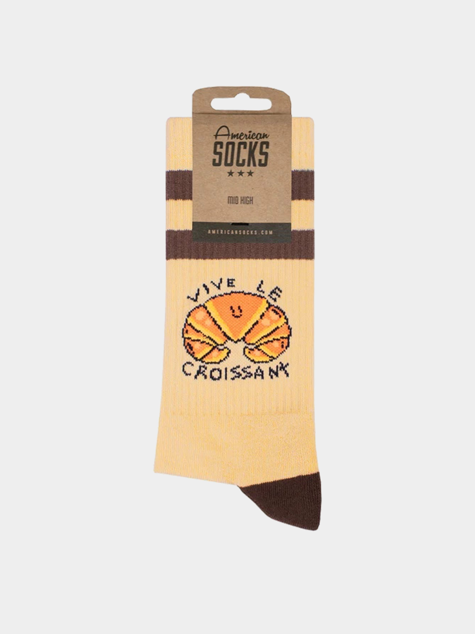 Zokni American Socks Vive Le Croissant