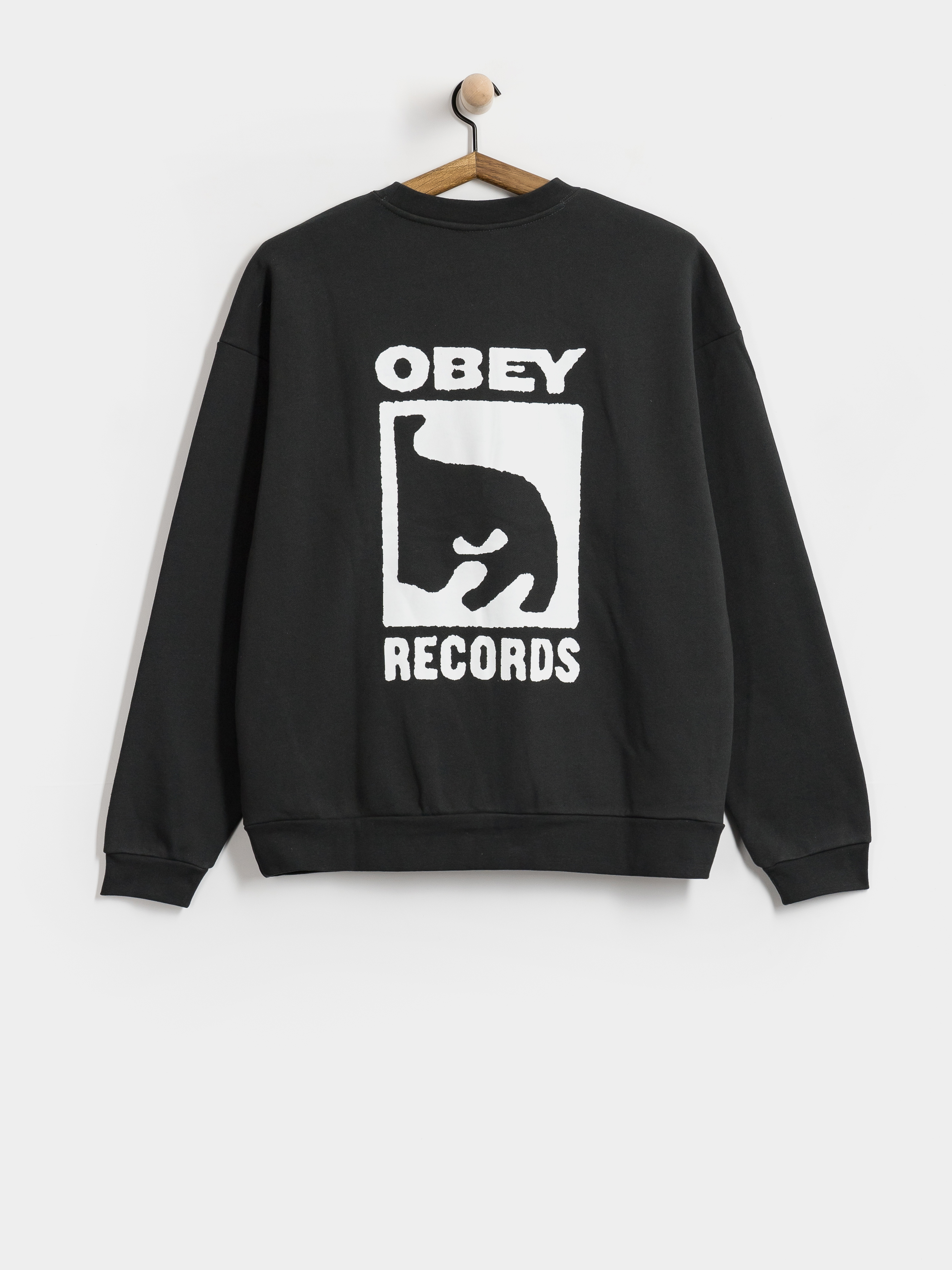 Pulóver OBEY Records Extra Heavy