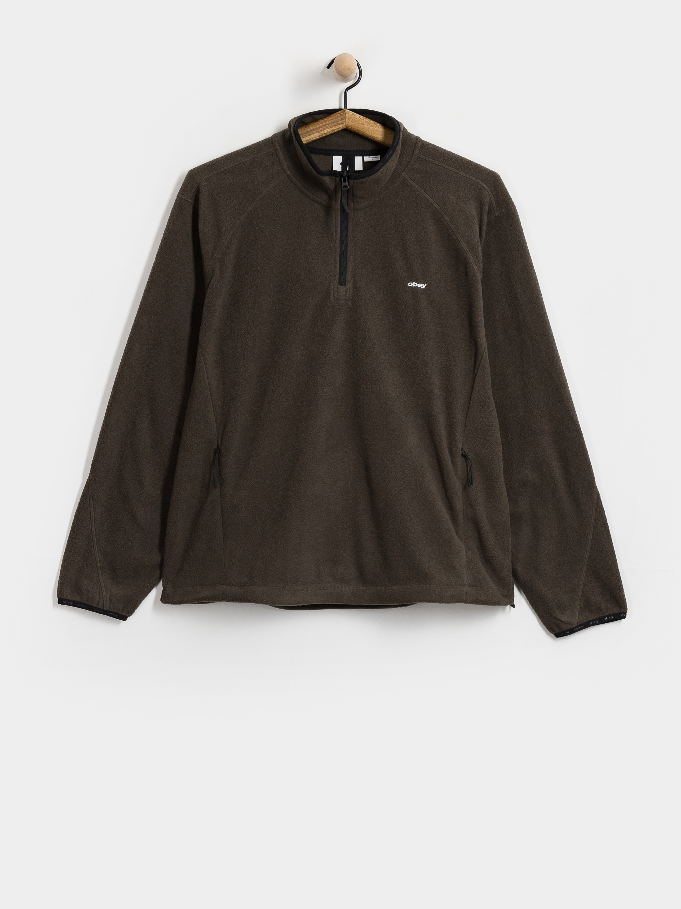 Férfi Polár pulóver OBEY Vetta Pullover (andesite)