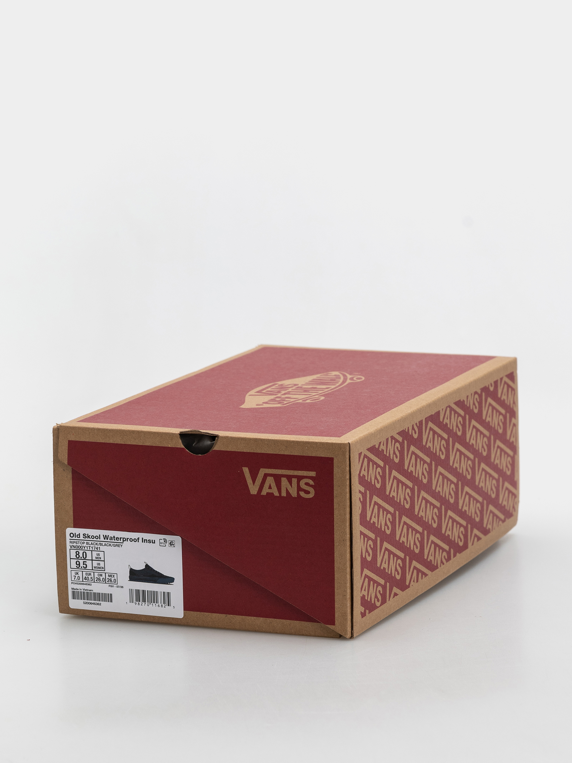 Vans Old Skool Waterproof Insulated Mte Cipők (black/black/gry)