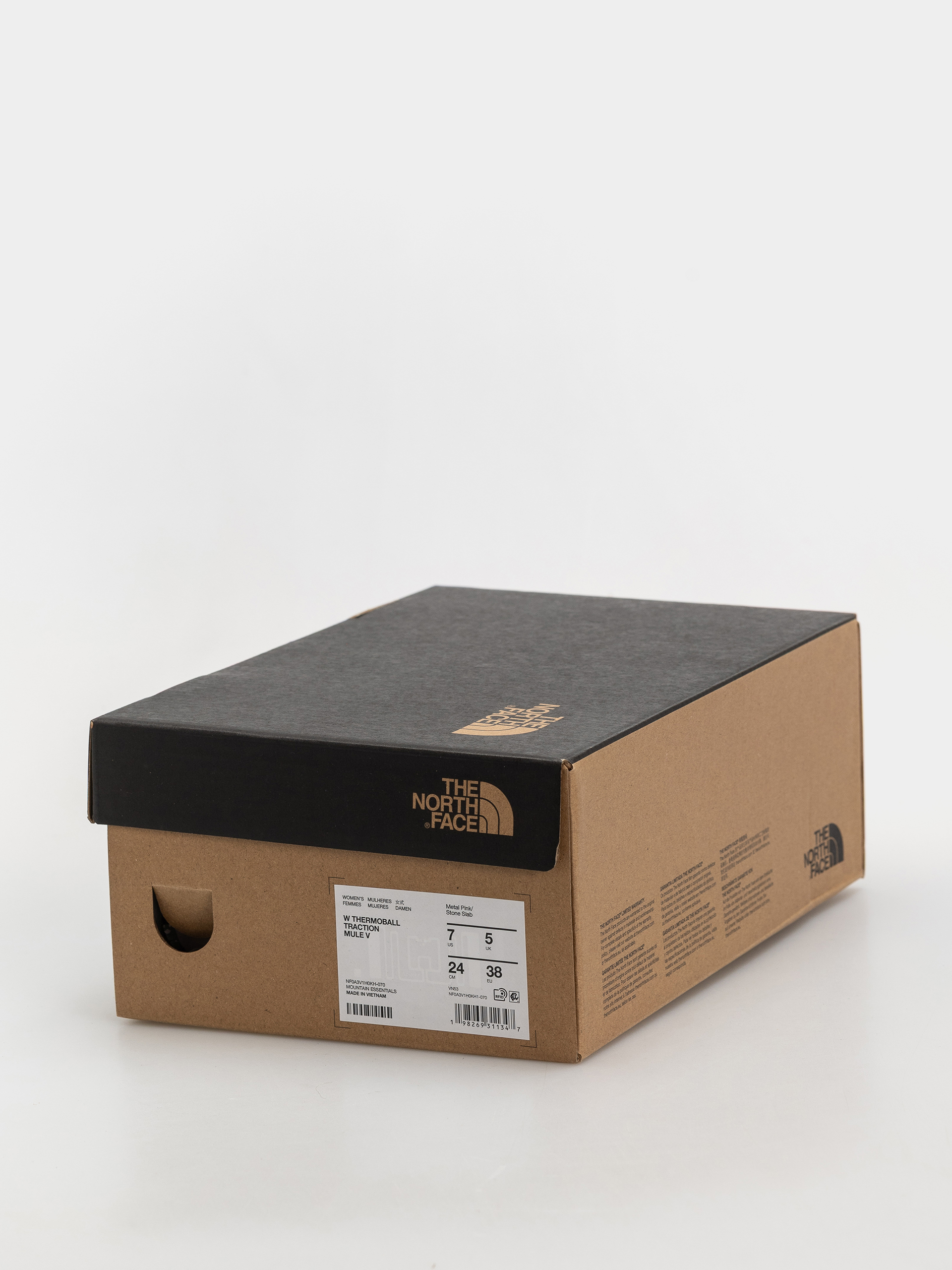 Cipők The North Face Thermoball Traction Mule V Wmn (metal pink/stone slab)