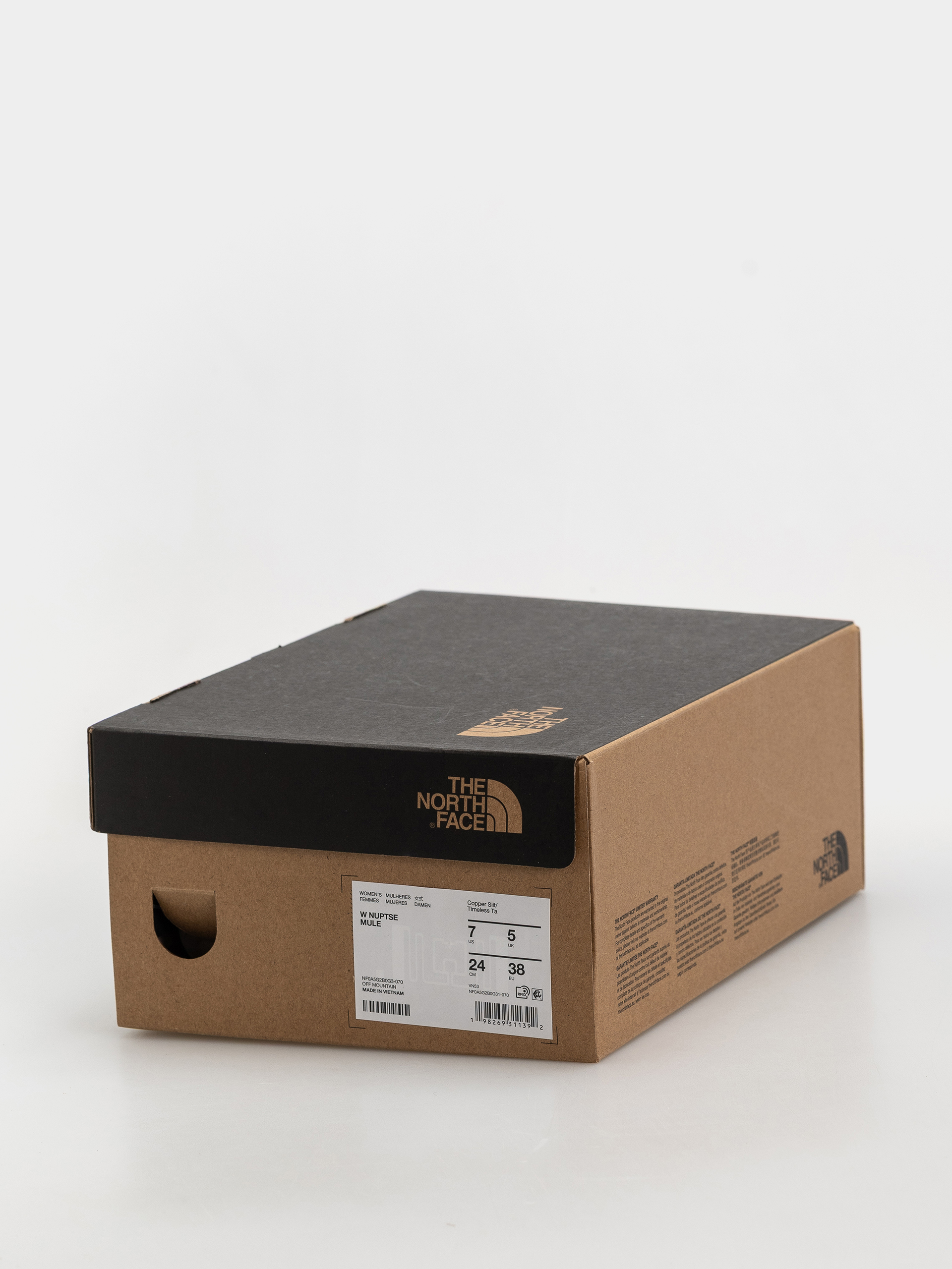 Cipők The North Face Nuptse Mule Wmn (copper silt/timeless ta)