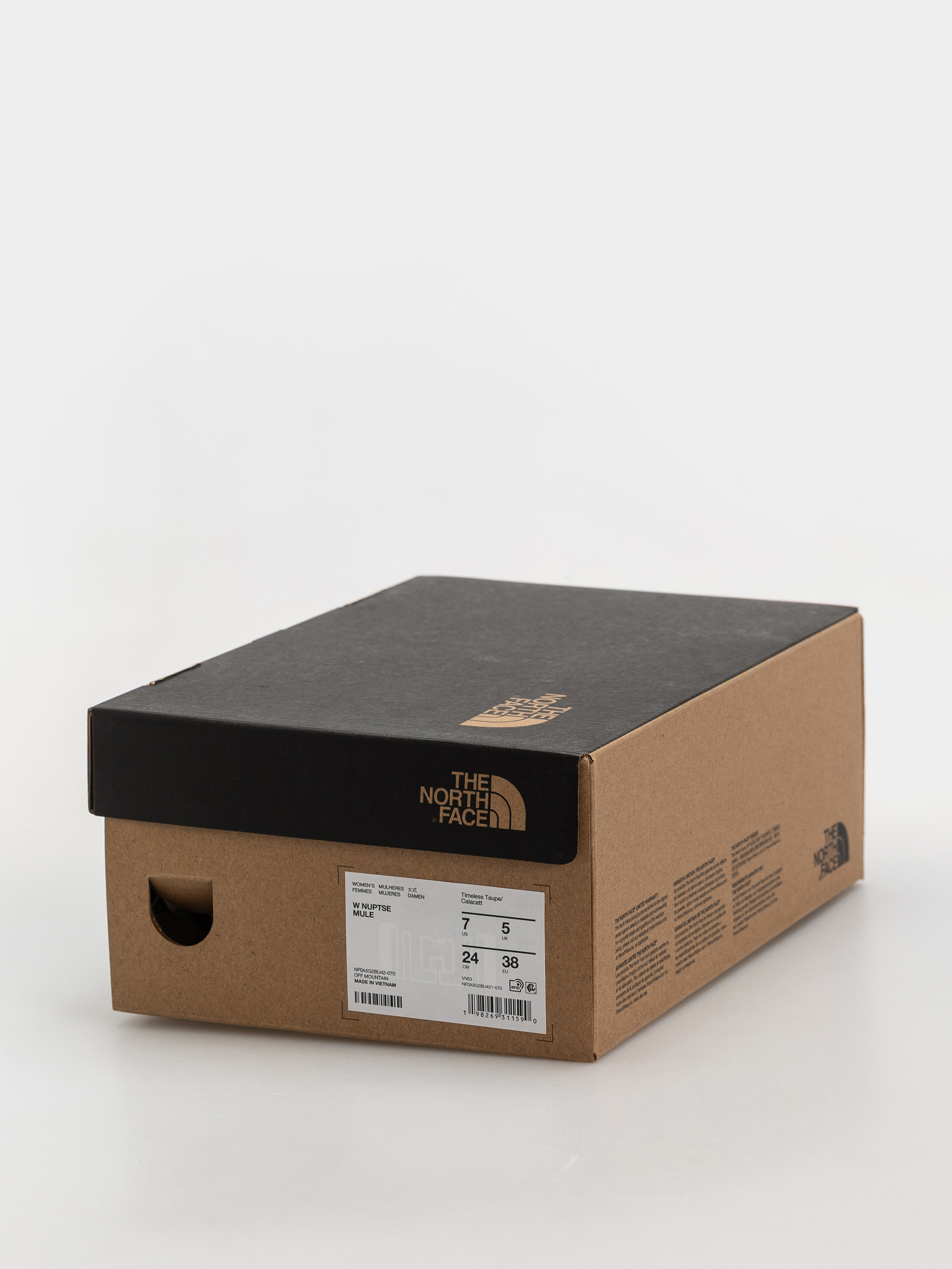 Cipők The North Face Nuptse Mule Wmn (timeless taupe/calacatt)