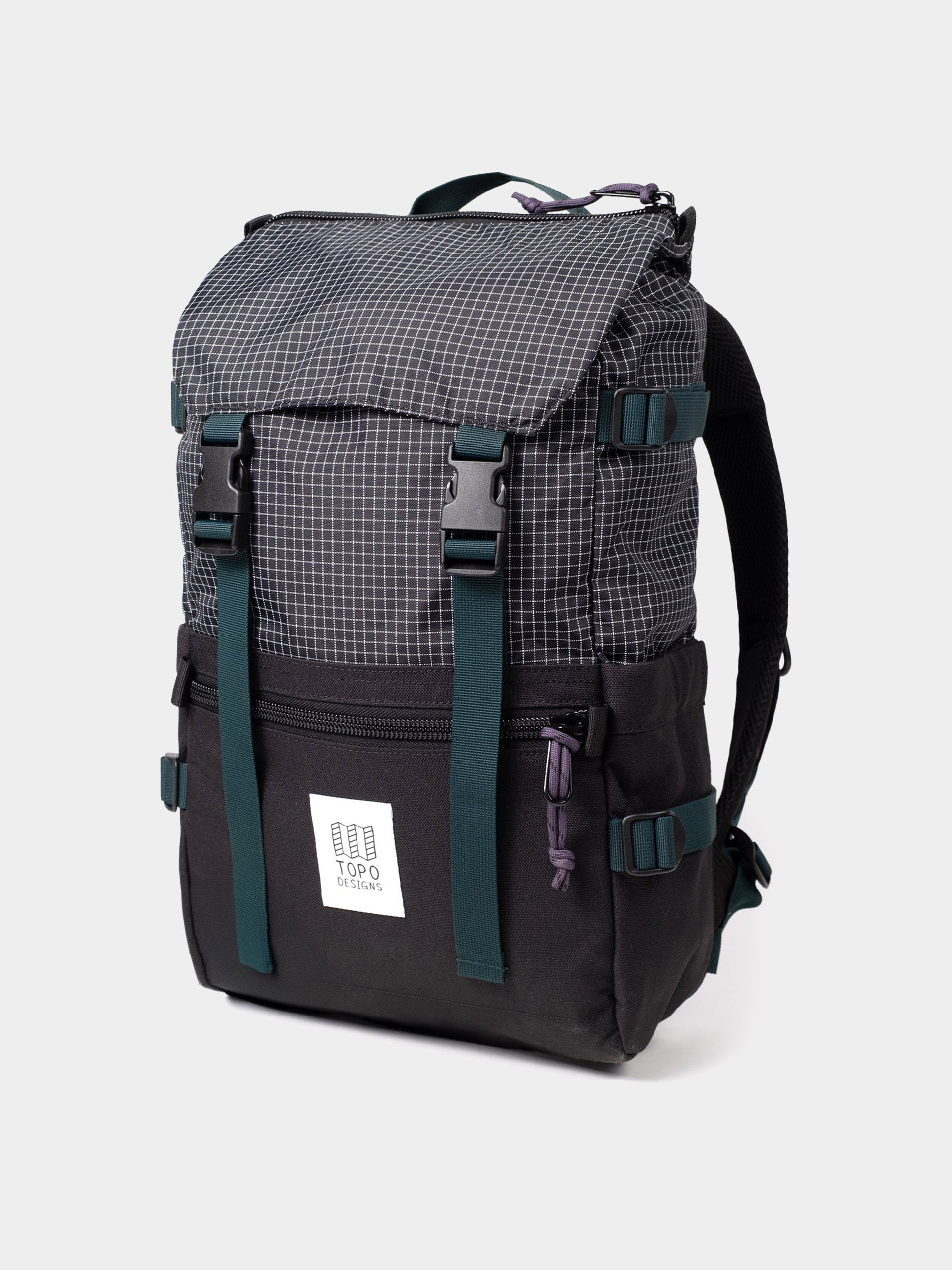 Hátizsák Topo Designs Rover Pack Classic (black/grid)