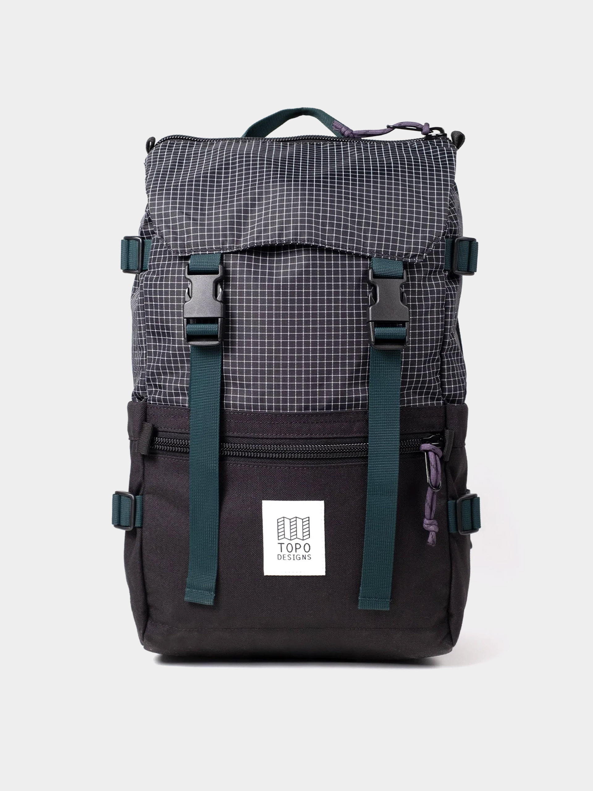 Hátizsák Topo Designs Rover Pack Classic (black/grid)
