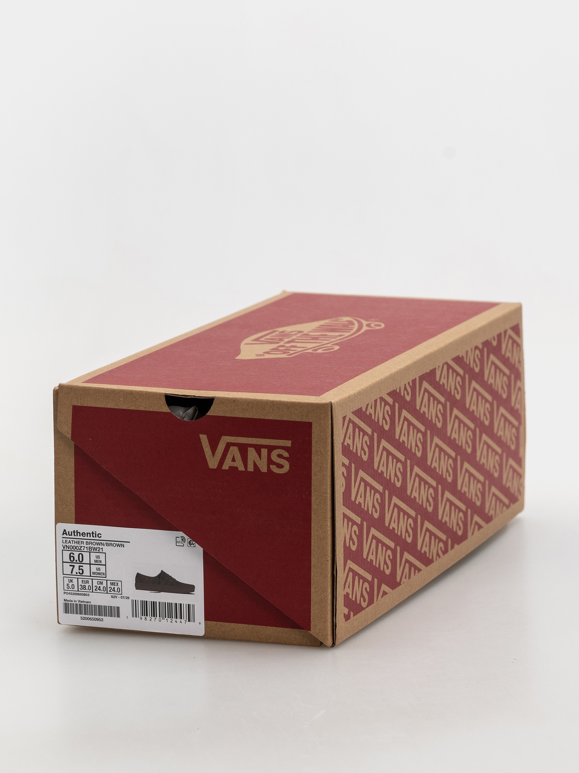 Vans Authentic Cipők (brown/brown)
