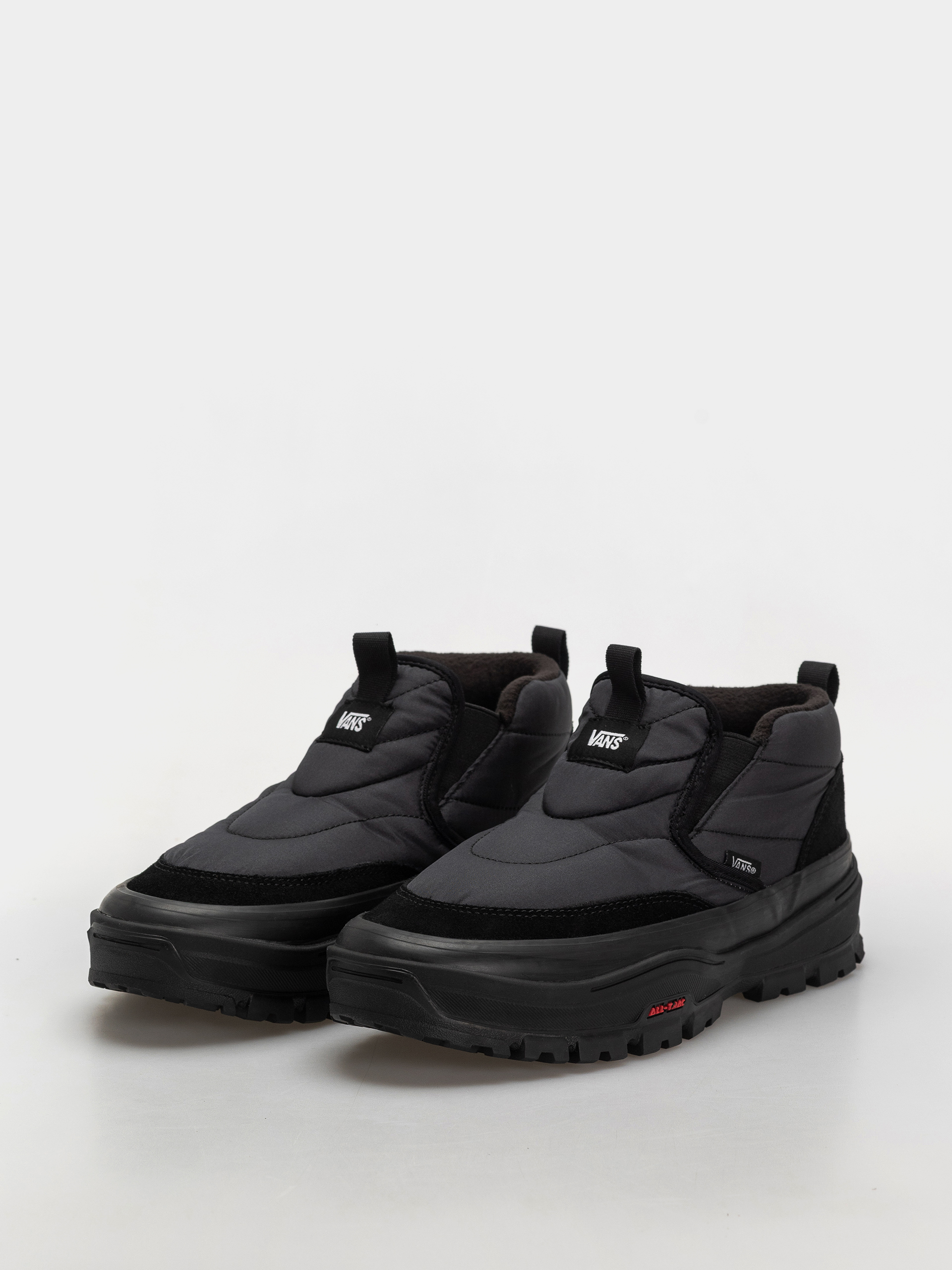 Vans Mid Slip Puff Cipők (black/black)