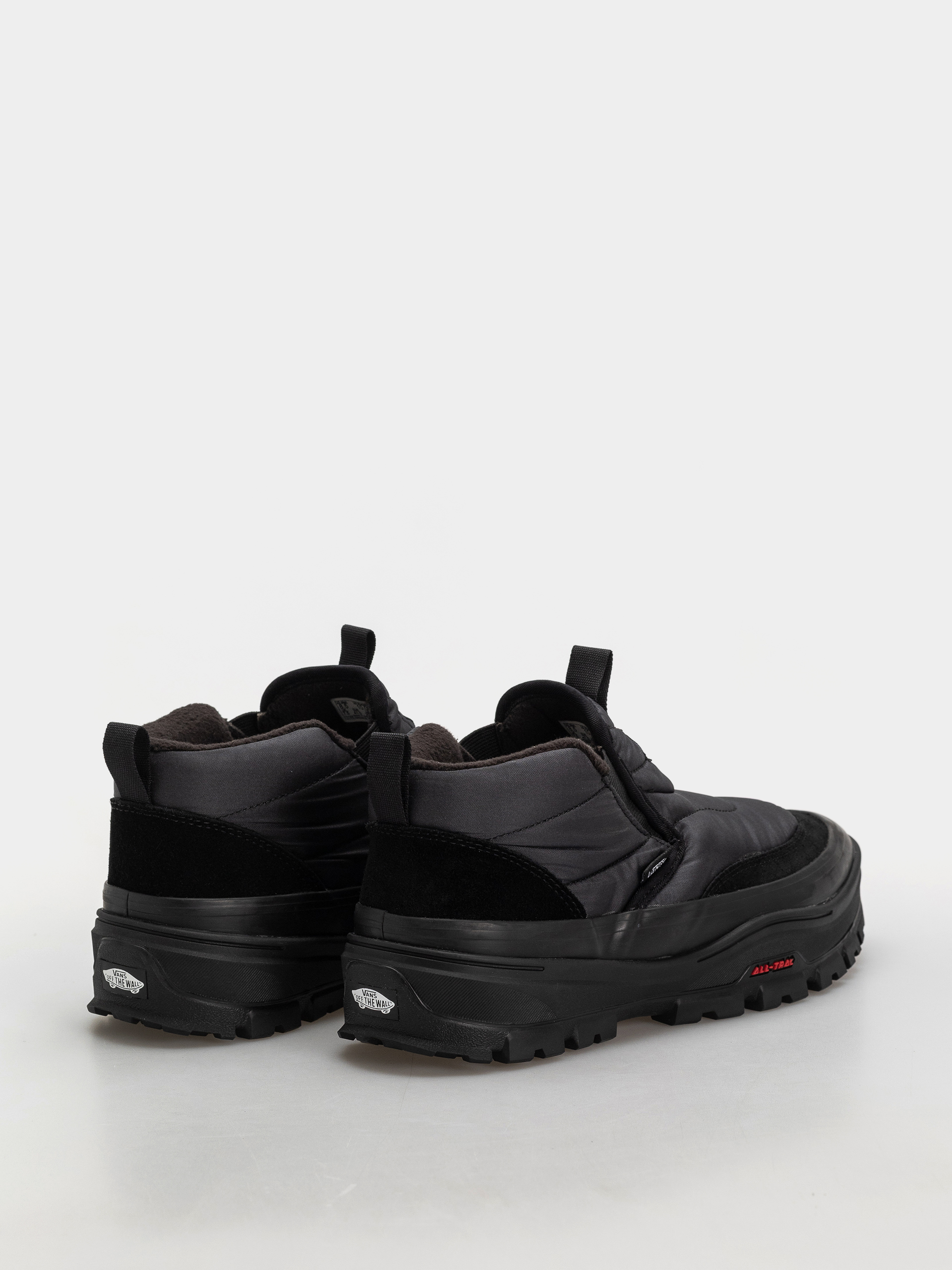 Vans Mid Slip Puff Cipők (black/black)