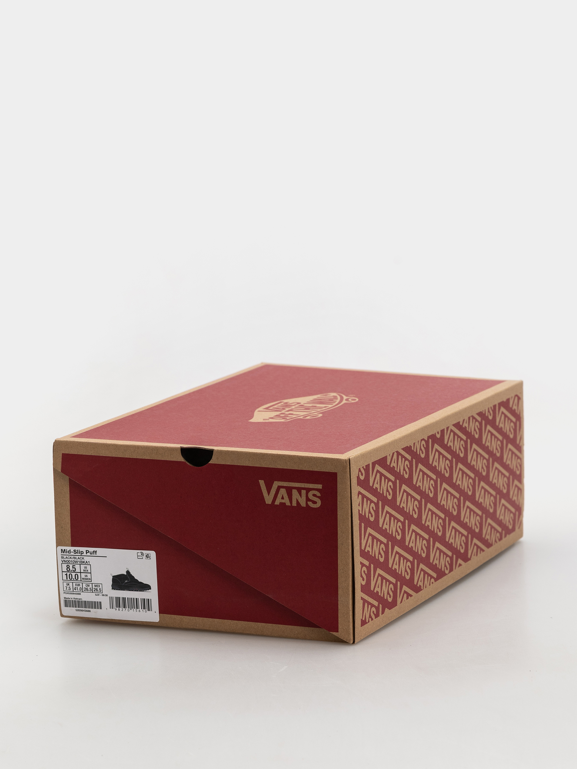 Vans Mid Slip Puff Cipők (black/black)