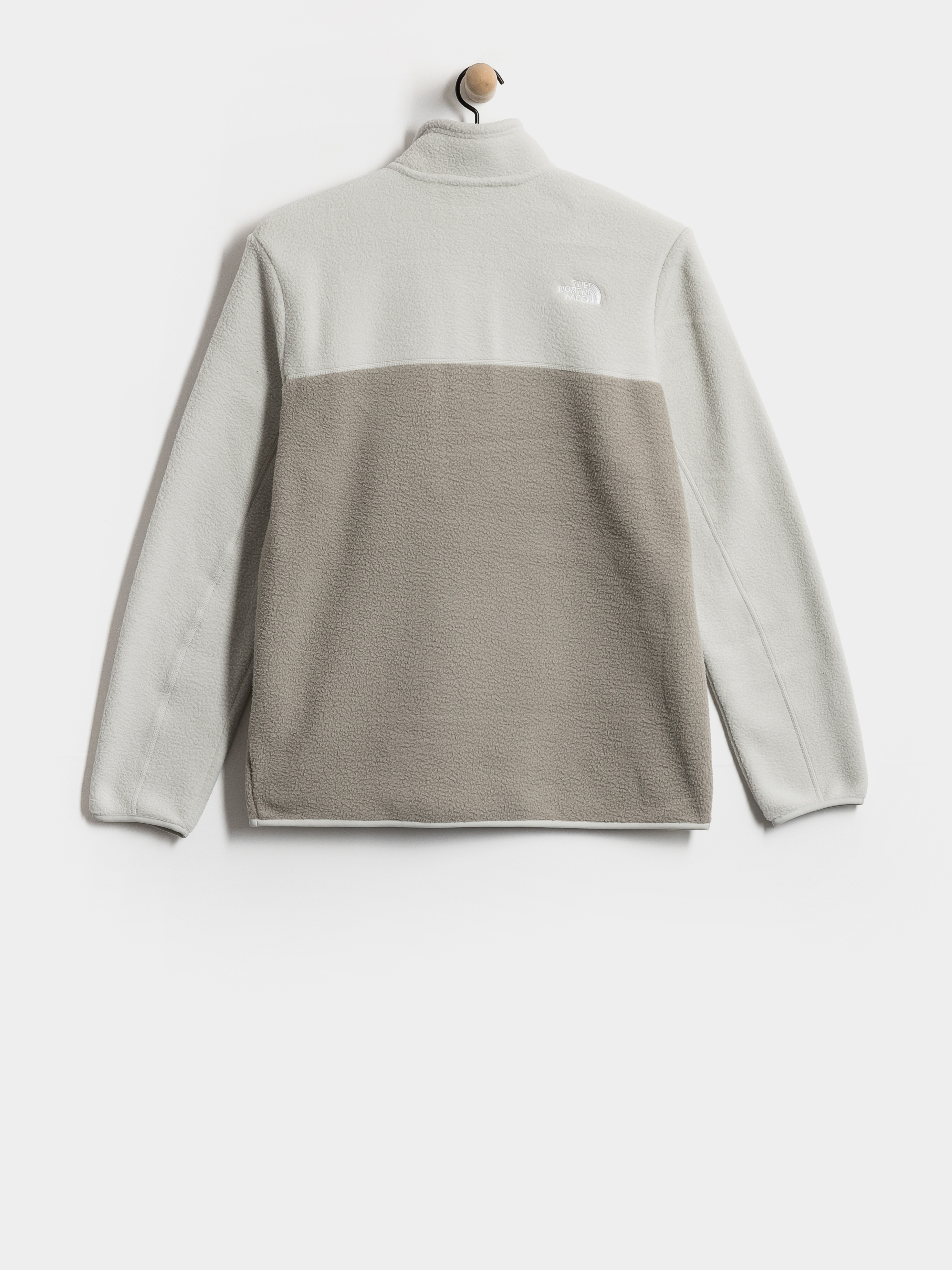 Férfi The North Face Yumiori 1/4 Zip Polár pulóver (stone slab/cumulus cloud)